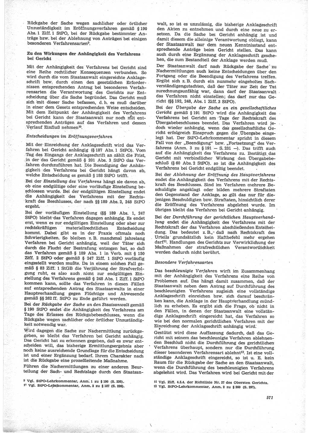 Neue Justiz (NJ), Zeitschrift für Recht und Rechtswissenschaft [Deutsche Demokratische Republik (DDR)], 24. Jahrgang 1970, Seite 571 (NJ DDR 1970, S. 571)