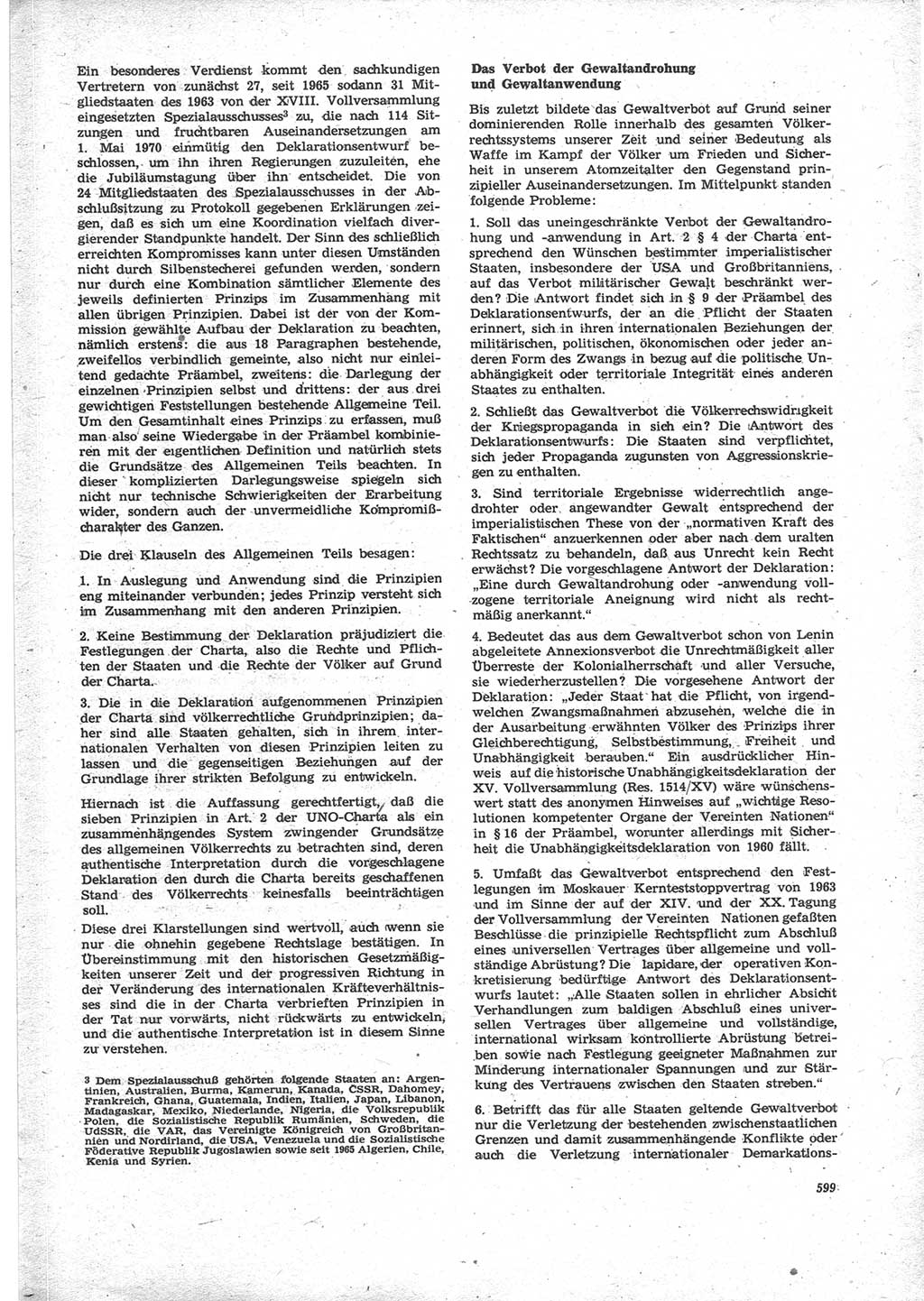 Neue Justiz (NJ), Zeitschrift für Recht und Rechtswissenschaft [Deutsche Demokratische Republik (DDR)], 24. Jahrgang 1970, Seite 599 (NJ DDR 1970, S. 599)