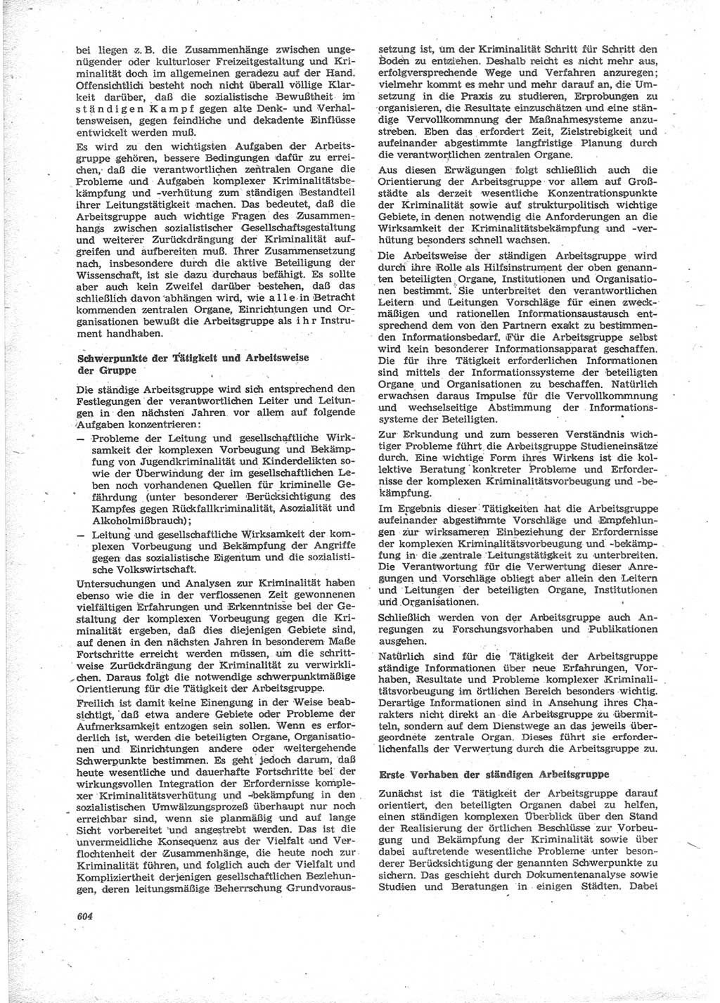 Neue Justiz (NJ), Zeitschrift für Recht und Rechtswissenschaft [Deutsche Demokratische Republik (DDR)], 24. Jahrgang 1970, Seite 604 (NJ DDR 1970, S. 604)