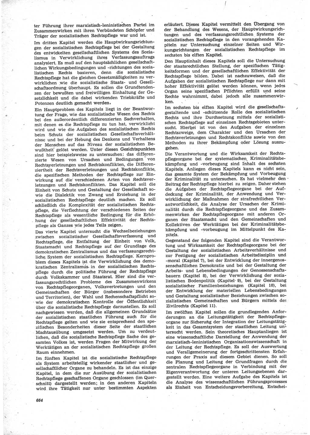Neue Justiz (NJ), Zeitschrift für Recht und Rechtswissenschaft [Deutsche Demokratische Republik (DDR)], 24. Jahrgang 1970, Seite 664 (NJ DDR 1970, S. 664)