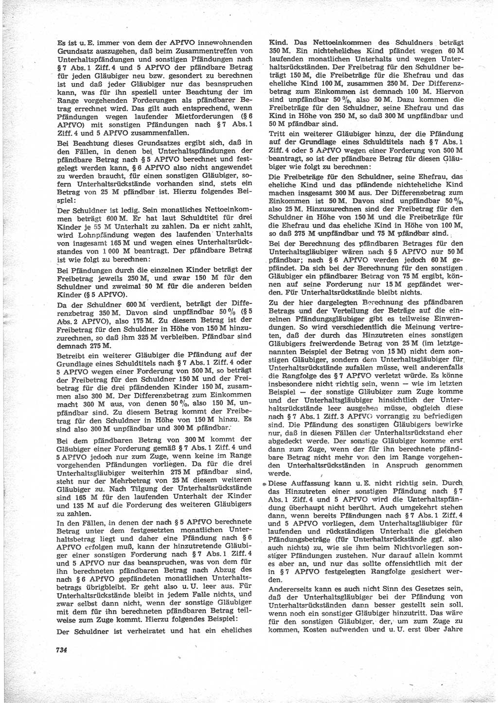 Neue Justiz (NJ), Zeitschrift für Recht und Rechtswissenschaft [Deutsche Demokratische Republik (DDR)], 24. Jahrgang 1970, Seite 734 (NJ DDR 1970, S. 734)