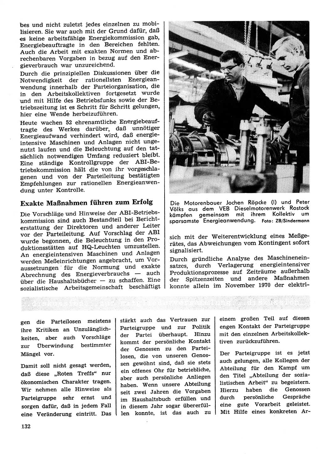 Neuer Weg (NW), Organ des Zentralkomitees (ZK) der SED (Sozialistische Einheitspartei Deutschlands) für Fragen des Parteilebens, 26. Jahrgang [Deutsche Demokratische Republik (DDR)] 1971, Seite 132 (NW ZK SED DDR 1971, S. 132)