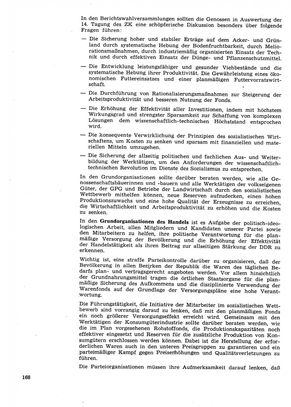 Neuer Weg (NW), Organ des Zentralkomitees (ZK) der SED (Sozialistische Einheitspartei Deutschlands) für Fragen des Parteilebens, 26. Jahrgang [Deutsche Demokratische Republik (DDR)] 1971, Seite 168 (NW ZK SED DDR 1971, S. 168)