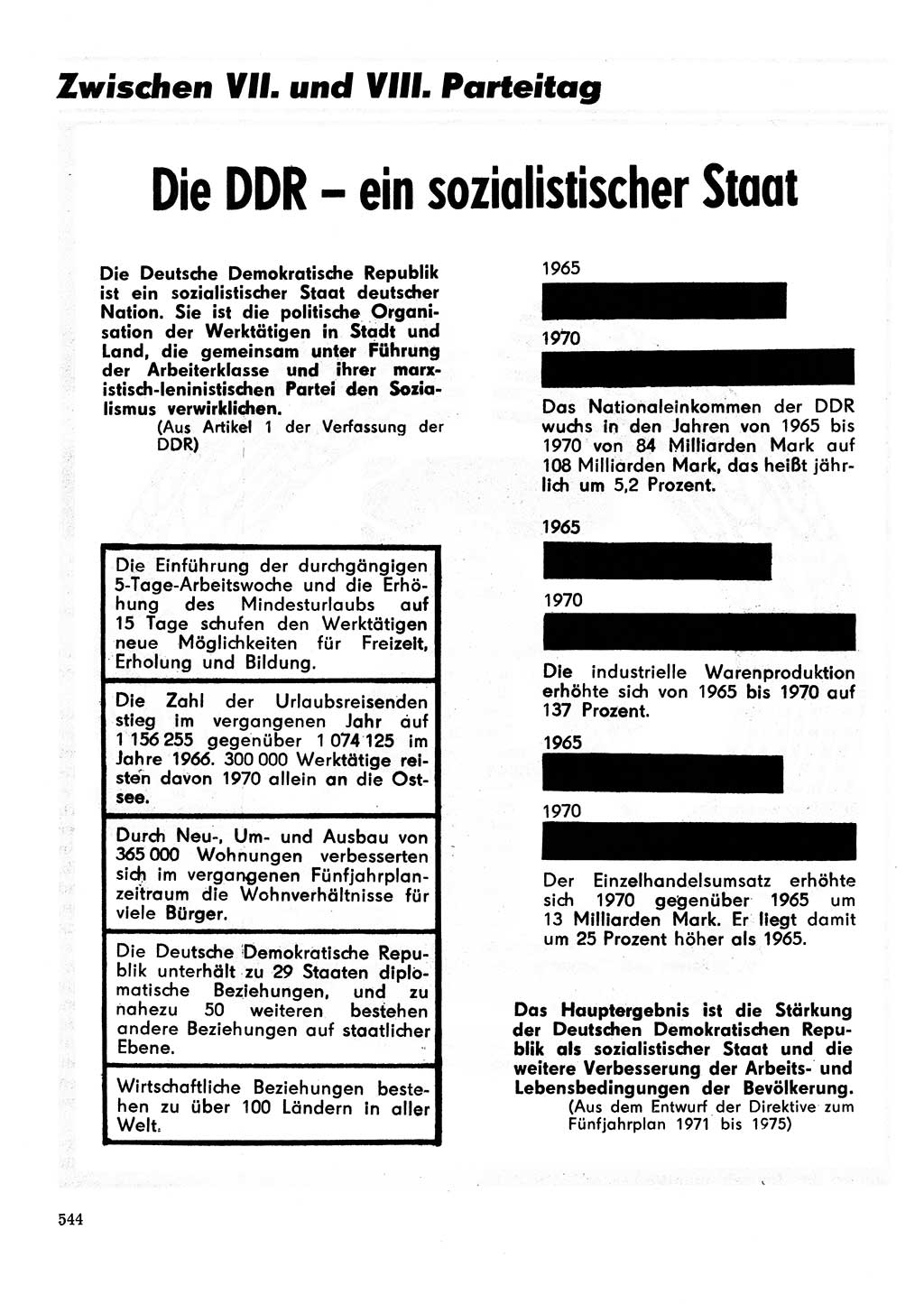 Neuer Weg (NW), Organ des Zentralkomitees (ZK) der SED (Sozialistische Einheitspartei Deutschlands) für Fragen des Parteilebens, 26. Jahrgang [Deutsche Demokratische Republik (DDR)] 1971, Seite 544 (NW ZK SED DDR 1971, S. 544)