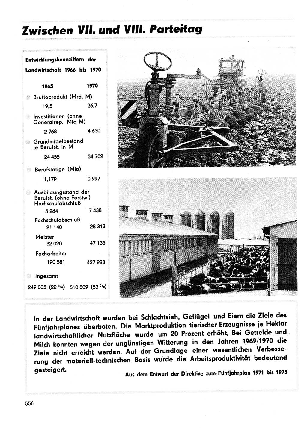 Neuer Weg (NW), Organ des Zentralkomitees (ZK) der SED (Sozialistische Einheitspartei Deutschlands) für Fragen des Parteilebens, 26. Jahrgang [Deutsche Demokratische Republik (DDR)] 1971, Seite 556 (NW ZK SED DDR 1971, S. 556)