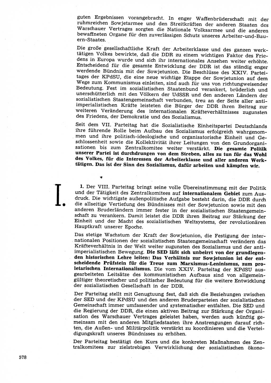 Neuer Weg (NW), Organ des Zentralkomitees (ZK) der SED (Sozialistische Einheitspartei Deutschlands) für Fragen des Parteilebens, 26. Jahrgang [Deutsche Demokratische Republik (DDR)] 1971, Seite 578 (NW ZK SED DDR 1971, S. 578)