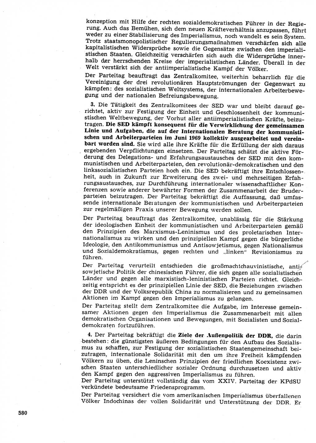 Neuer Weg (NW), Organ des Zentralkomitees (ZK) der SED (Sozialistische Einheitspartei Deutschlands) für Fragen des Parteilebens, 26. Jahrgang [Deutsche Demokratische Republik (DDR)] 1971, Seite 580 (NW ZK SED DDR 1971, S. 580)