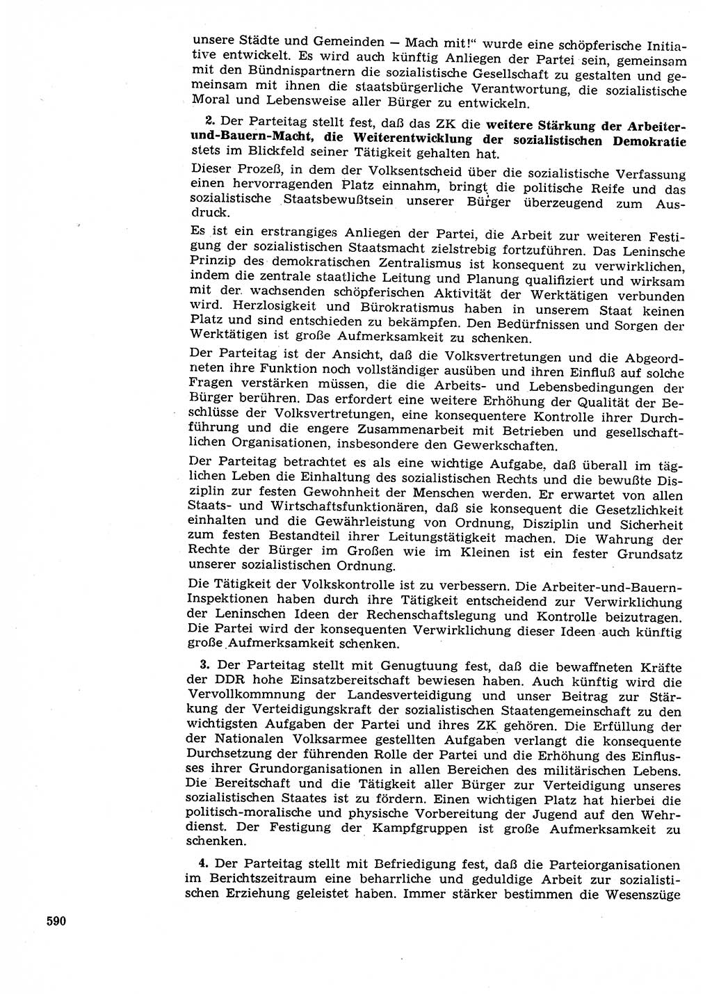 Neuer Weg (NW), Organ des Zentralkomitees (ZK) der SED (Sozialistische Einheitspartei Deutschlands) für Fragen des Parteilebens, 26. Jahrgang [Deutsche Demokratische Republik (DDR)] 1971, Seite 590 (NW ZK SED DDR 1971, S. 590)