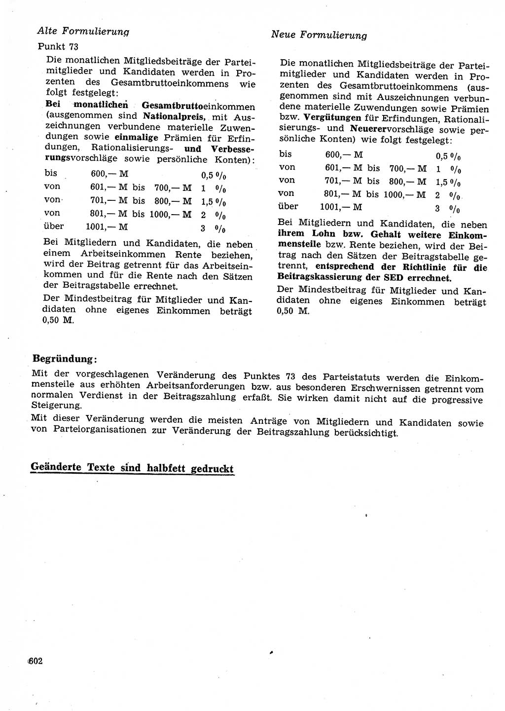 Neuer Weg (NW), Organ des Zentralkomitees (ZK) der SED (Sozialistische Einheitspartei Deutschlands) für Fragen des Parteilebens, 26. Jahrgang [Deutsche Demokratische Republik (DDR)] 1971, Seite 602 (NW ZK SED DDR 1971, S. 602)