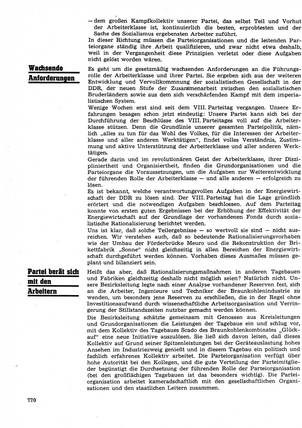 Neuer Weg (NW), Organ des Zentralkomitees (ZK) der SED (Sozialistische Einheitspartei Deutschlands) für Fragen des Parteilebens, 26. Jahrgang [Deutsche Demokratische Republik (DDR)] 1971, Seite 770 (NW ZK SED DDR 1971, S. 770)