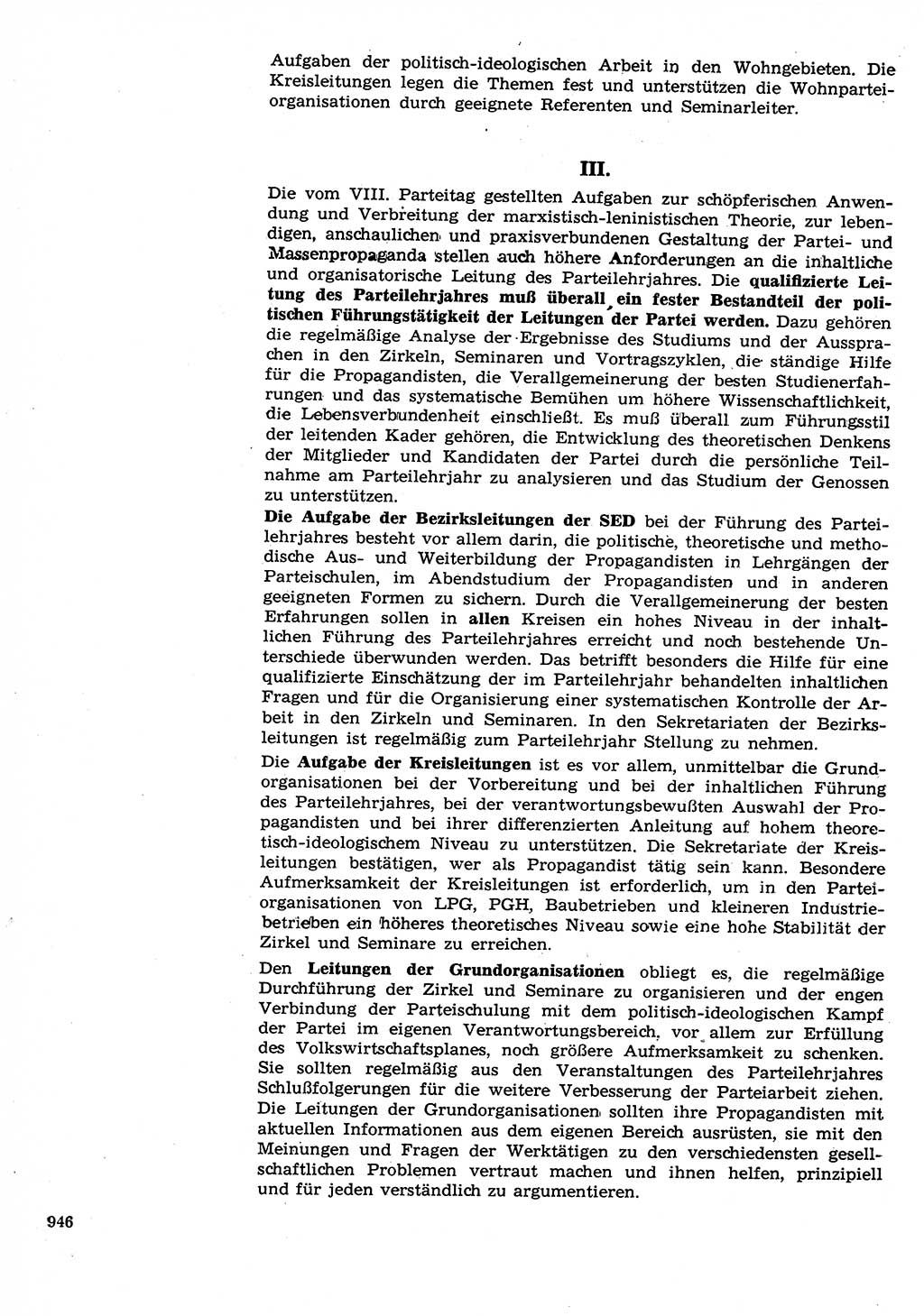 Neuer Weg (NW), Organ des Zentralkomitees (ZK) der SED (Sozialistische Einheitspartei Deutschlands) für Fragen des Parteilebens, 26. Jahrgang [Deutsche Demokratische Republik (DDR)] 1971, Seite 946 (NW ZK SED DDR 1971, S. 946)