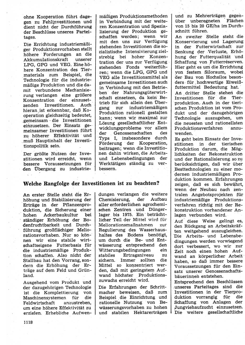 Neuer Weg (NW), Organ des Zentralkomitees (ZK) der SED (Sozialistische Einheitspartei Deutschlands) für Fragen des Parteilebens, 26. Jahrgang [Deutsche Demokratische Republik (DDR)] 1971, Seite 1118 (NW ZK SED DDR 1971, S. 1118)