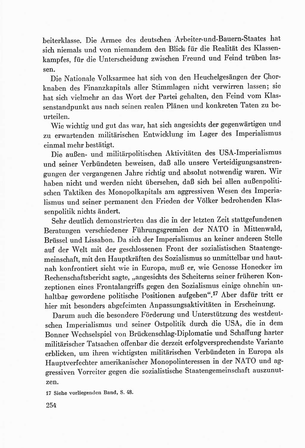 Protokoll der Verhandlungen des Ⅷ. Parteitages der Sozialistischen Einheitspartei Deutschlands (SED) [Deutsche Demokratische Republik (DDR)] 1971, Band 1, Seite 254 (Prot. Verh. Ⅷ. PT SED DDR 1971, Bd. 1, S. 254)