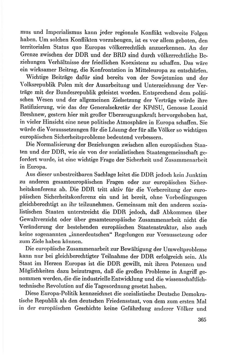 Protokoll der Verhandlungen des Ⅷ. Parteitages der Sozialistischen Einheitspartei Deutschlands (SED) [Deutsche Demokratische Republik (DDR)] 1971, Band 1, Seite 365 (Prot. Verh. Ⅷ. PT SED DDR 1971, Bd. 1, S. 365)