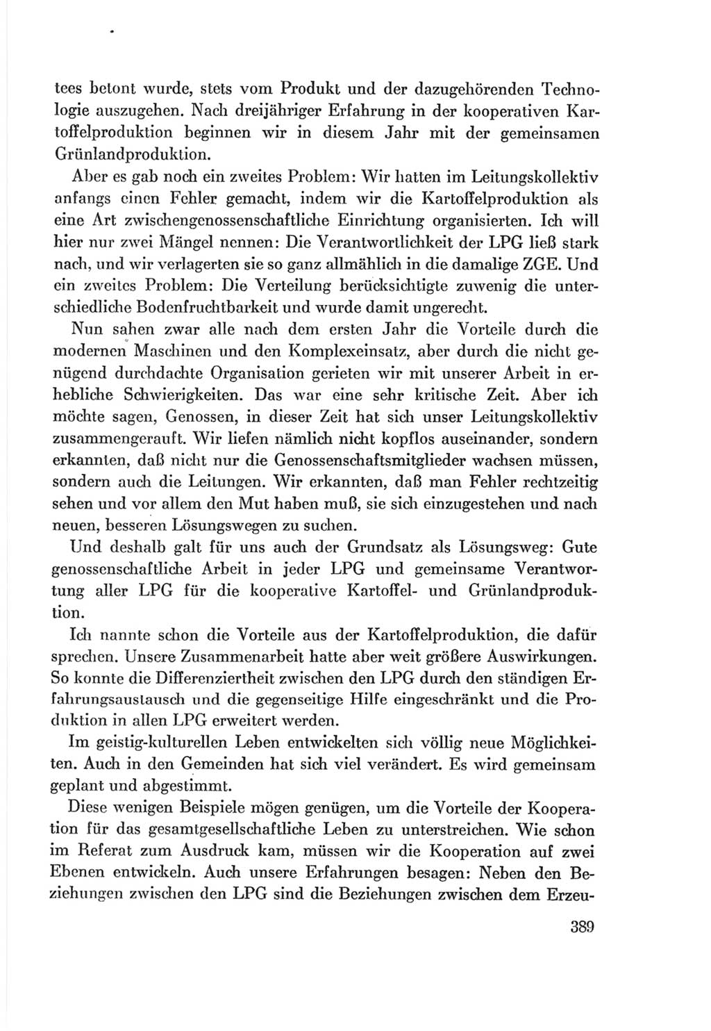 Protokoll der Verhandlungen des Ⅷ. Parteitages der Sozialistischen Einheitspartei Deutschlands (SED) [Deutsche Demokratische Republik (DDR)] 1971, Band 1, Seite 389 (Prot. Verh. Ⅷ. PT SED DDR 1971, Bd. 1, S. 389)