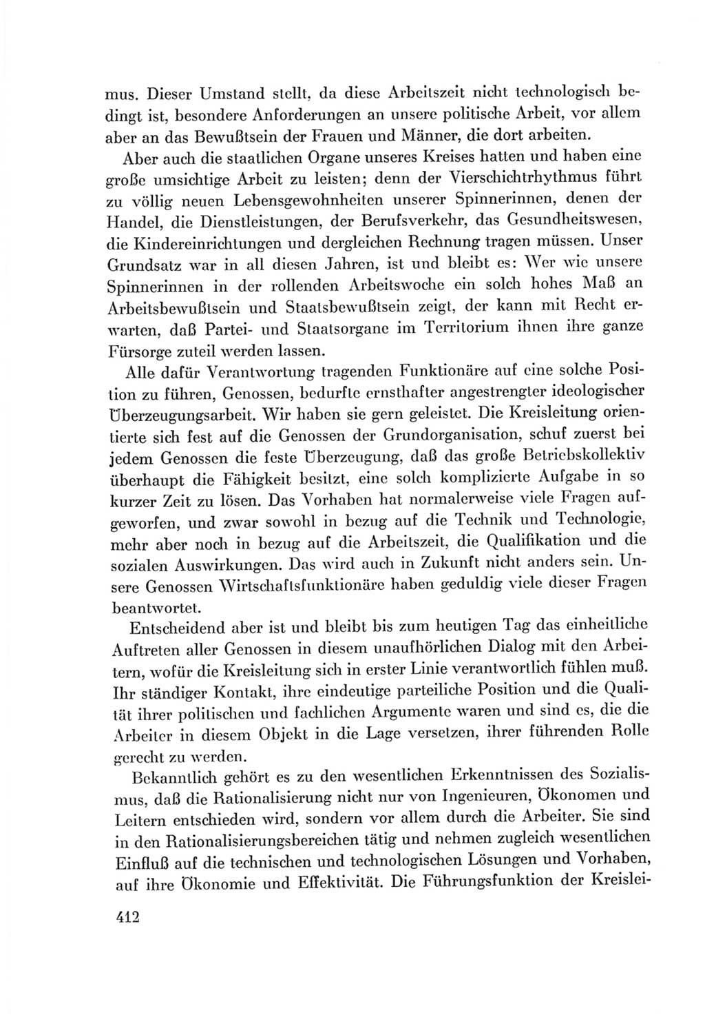 Protokoll der Verhandlungen des Ⅷ. Parteitages der Sozialistischen Einheitspartei Deutschlands (SED) [Deutsche Demokratische Republik (DDR)] 1971, Band 1, Seite 412 (Prot. Verh. Ⅷ. PT SED DDR 1971, Bd. 1, S. 412)