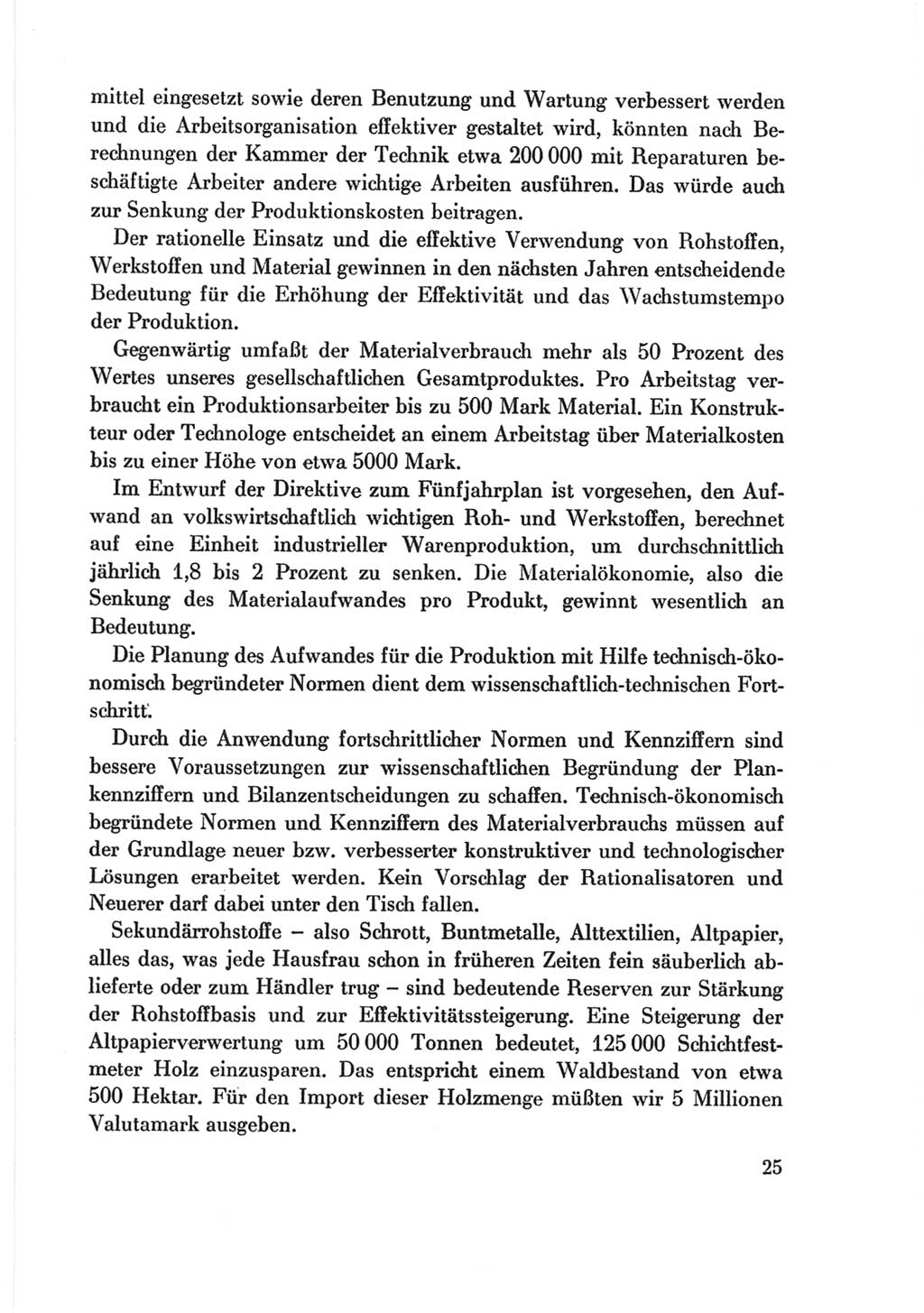 Protokoll der Verhandlungen des Ⅷ. Parteitages der Sozialistischen Einheitspartei Deutschlands (SED) [Deutsche Demokratische Republik (DDR)] 1971, Band 2, Seite 25 (Prot. Verh. Ⅷ. PT SED DDR 1971, Bd. 2, S. 25)