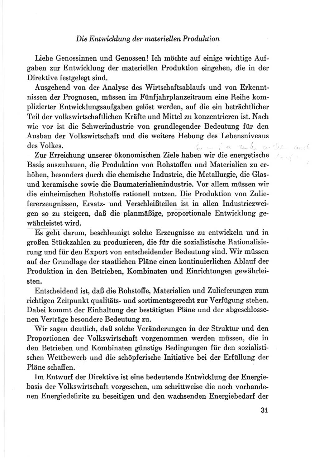 Protokoll der Verhandlungen des Ⅷ. Parteitages der Sozialistischen Einheitspartei Deutschlands (SED) [Deutsche Demokratische Republik (DDR)] 1971, Band 2, Seite 31 (Prot. Verh. Ⅷ. PT SED DDR 1971, Bd. 2, S. 31)