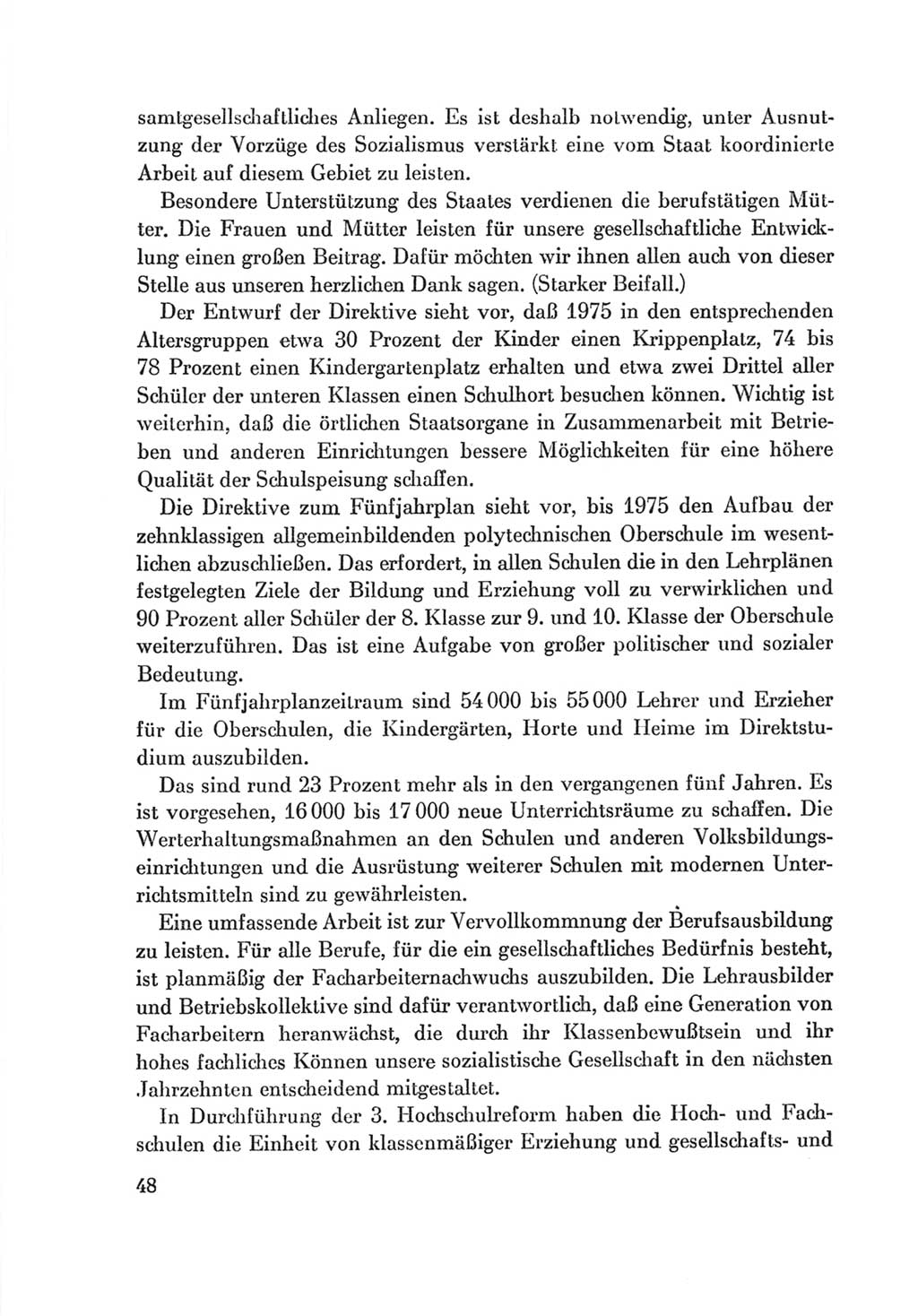 Protokoll der Verhandlungen des Ⅷ. Parteitages der Sozialistischen Einheitspartei Deutschlands (SED) [Deutsche Demokratische Republik (DDR)] 1971, Band 2, Seite 48 (Prot. Verh. Ⅷ. PT SED DDR 1971, Bd. 2, S. 48)