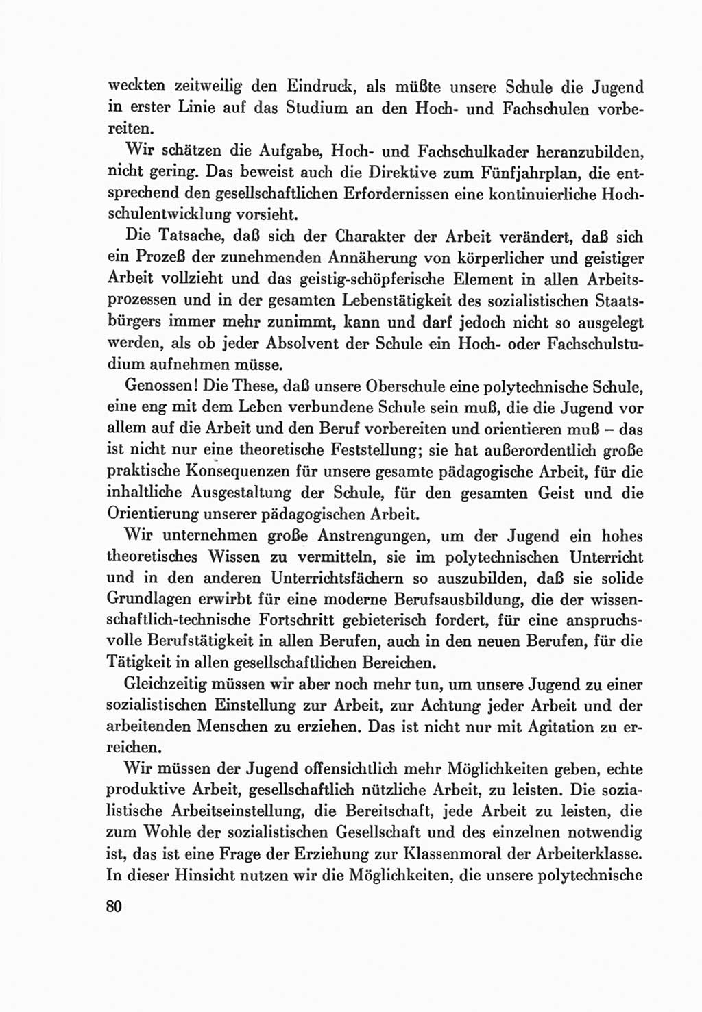 Protokoll der Verhandlungen des Ⅷ. Parteitages der Sozialistischen Einheitspartei Deutschlands (SED) [Deutsche Demokratische Republik (DDR)] 1971, Band 2, Seite 80 (Prot. Verh. Ⅷ. PT SED DDR 1971, Bd. 2, S. 80)