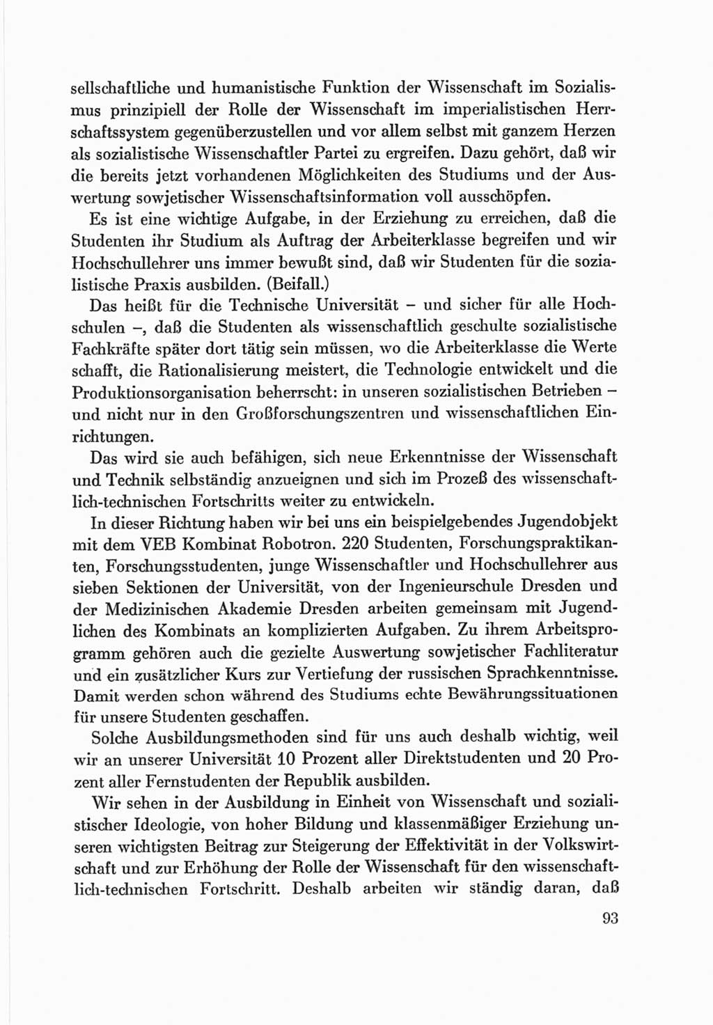 Protokoll der Verhandlungen des Ⅷ. Parteitages der Sozialistischen Einheitspartei Deutschlands (SED) [Deutsche Demokratische Republik (DDR)] 1971, Band 2, Seite 93 (Prot. Verh. Ⅷ. PT SED DDR 1971, Bd. 2, S. 93)