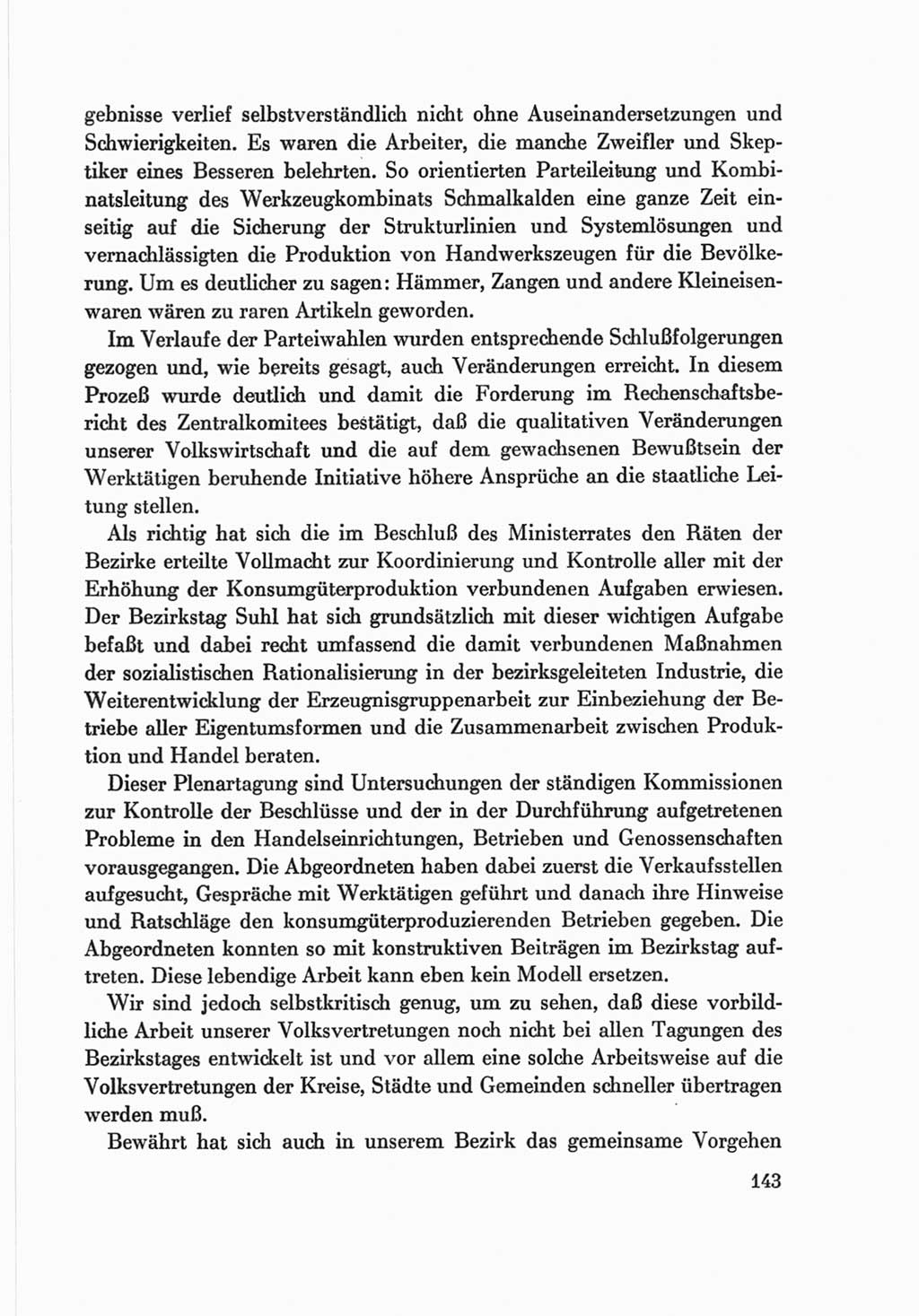 Protokoll der Verhandlungen des Ⅷ. Parteitages der Sozialistischen Einheitspartei Deutschlands (SED) [Deutsche Demokratische Republik (DDR)] 1971, Band 2, Seite 143 (Prot. Verh. Ⅷ. PT SED DDR 1971, Bd. 2, S. 143)