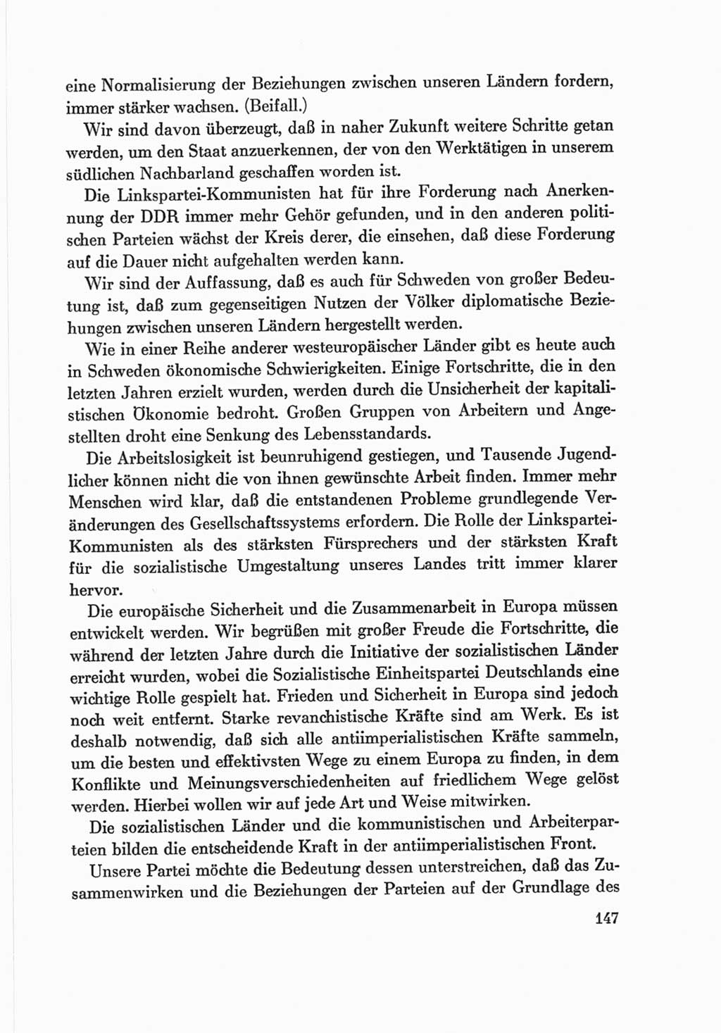 Protokoll der Verhandlungen des Ⅷ. Parteitages der Sozialistischen Einheitspartei Deutschlands (SED) [Deutsche Demokratische Republik (DDR)] 1971, Band 2, Seite 147 (Prot. Verh. Ⅷ. PT SED DDR 1971, Bd. 2, S. 147)