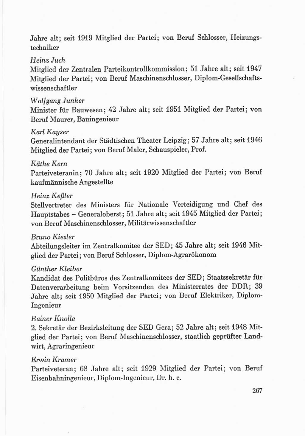Protokoll der Verhandlungen des Ⅷ. Parteitages der Sozialistischen Einheitspartei Deutschlands (SED) [Deutsche Demokratische Republik (DDR)] 1971, Band 2, Seite 267 (Prot. Verh. Ⅷ. PT SED DDR 1971, Bd. 2, S. 267)