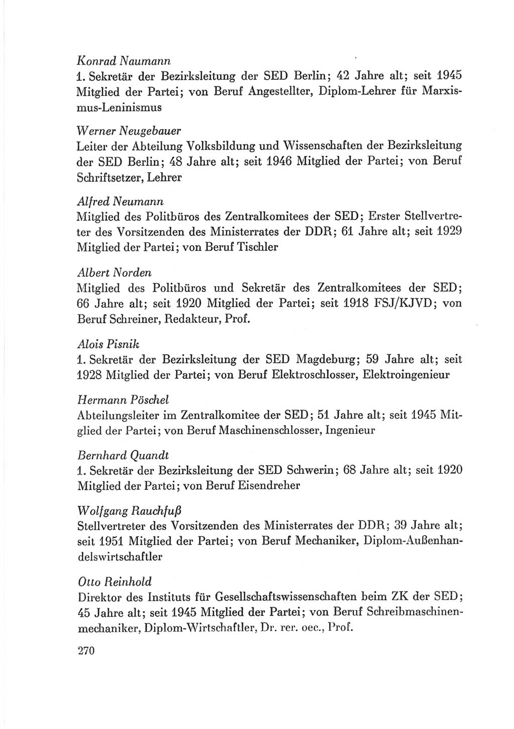 Protokoll der Verhandlungen des Ⅷ. Parteitages der Sozialistischen Einheitspartei Deutschlands (SED) [Deutsche Demokratische Republik (DDR)] 1971, Band 2, Seite 270 (Prot. Verh. Ⅷ. PT SED DDR 1971, Bd. 2, S. 270)