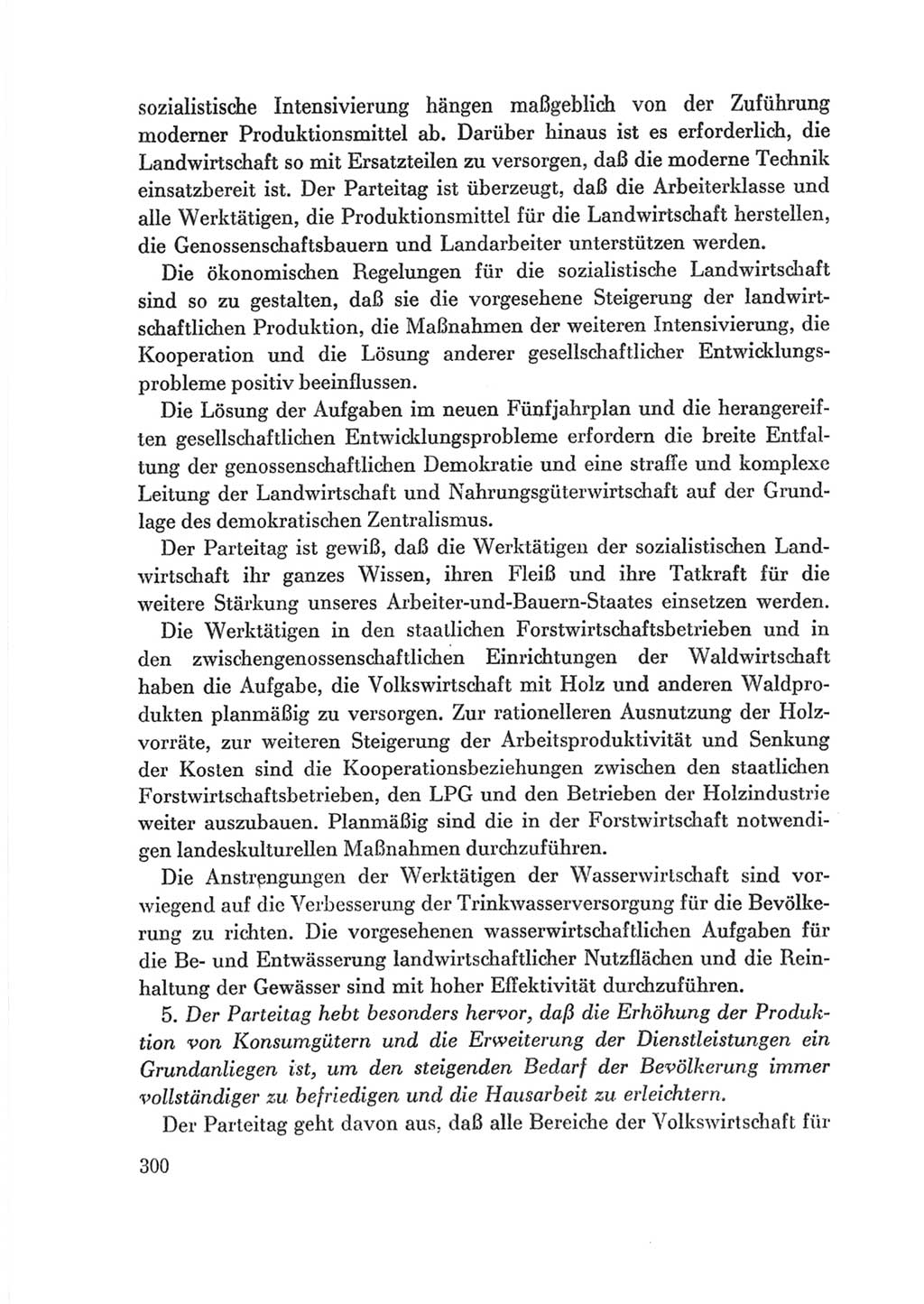 Protokoll der Verhandlungen des Ⅷ. Parteitages der Sozialistischen Einheitspartei Deutschlands (SED) [Deutsche Demokratische Republik (DDR)] 1971, Band 2, Seite 300 (Prot. Verh. Ⅷ. PT SED DDR 1971, Bd. 2, S. 300)
