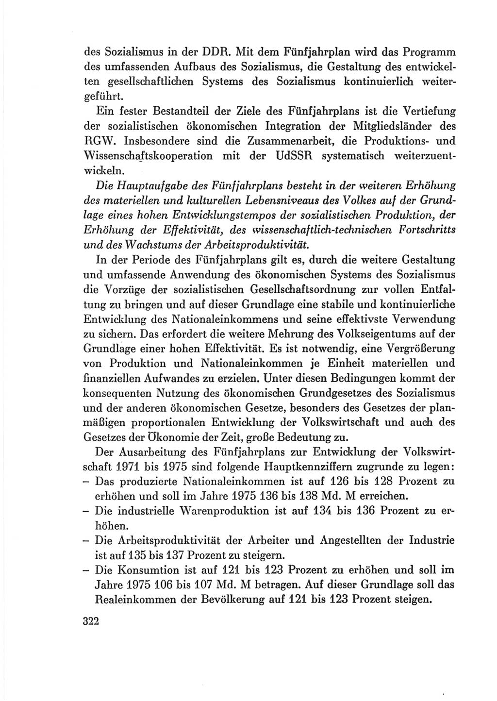 Protokoll der Verhandlungen des Ⅷ. Parteitages der Sozialistischen Einheitspartei Deutschlands (SED) [Deutsche Demokratische Republik (DDR)] 1971, Band 2, Seite 322 (Prot. Verh. Ⅷ. PT SED DDR 1971, Bd. 2, S. 322)