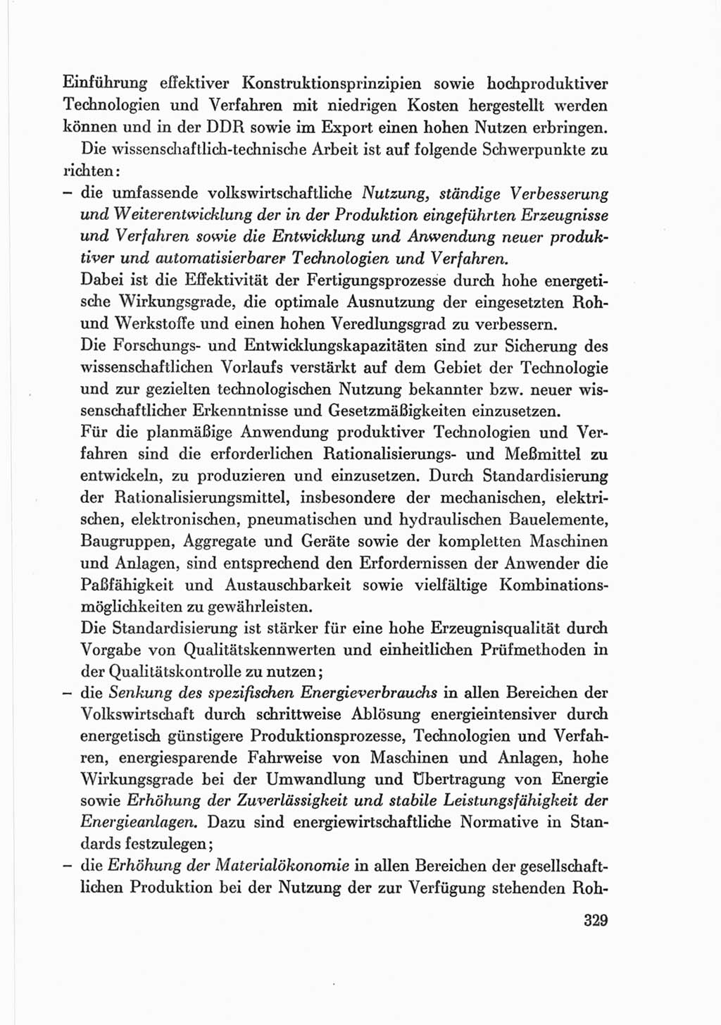 Protokoll der Verhandlungen des Ⅷ. Parteitages der Sozialistischen Einheitspartei Deutschlands (SED) [Deutsche Demokratische Republik (DDR)] 1971, Band 2, Seite 329 (Prot. Verh. Ⅷ. PT SED DDR 1971, Bd. 2, S. 329)