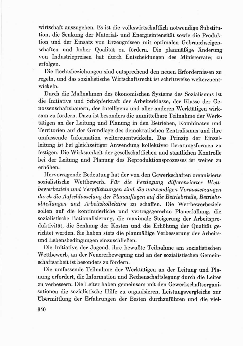 Protokoll der Verhandlungen des Ⅷ. Parteitages der Sozialistischen Einheitspartei Deutschlands (SED) [Deutsche Demokratische Republik (DDR)] 1971, Band 2, Seite 340 (Prot. Verh. Ⅷ. PT SED DDR 1971, Bd. 2, S. 340)