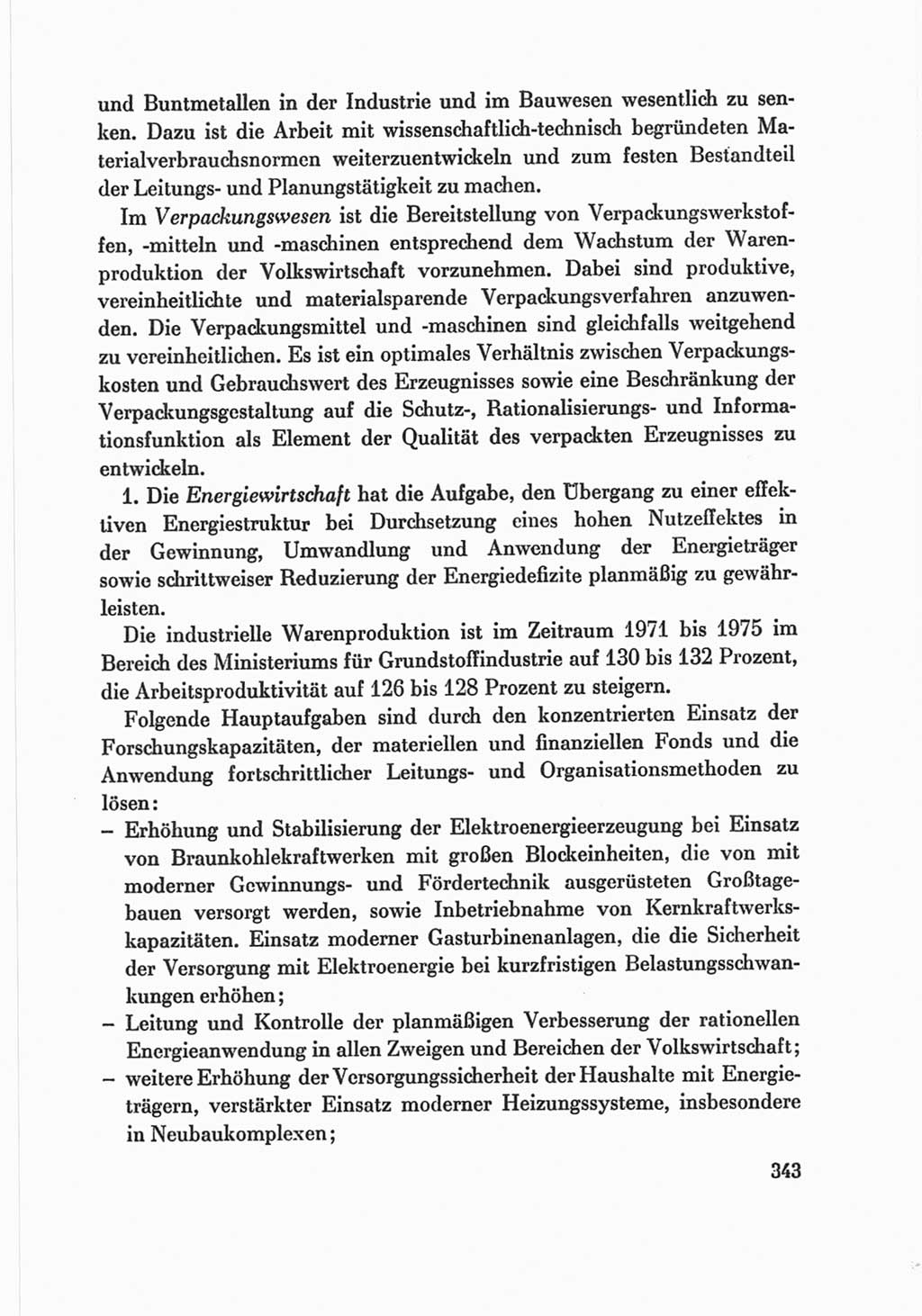 Protokoll der Verhandlungen des Ⅷ. Parteitages der Sozialistischen Einheitspartei Deutschlands (SED) [Deutsche Demokratische Republik (DDR)] 1971, Band 2, Seite 343 (Prot. Verh. Ⅷ. PT SED DDR 1971, Bd. 2, S. 343)