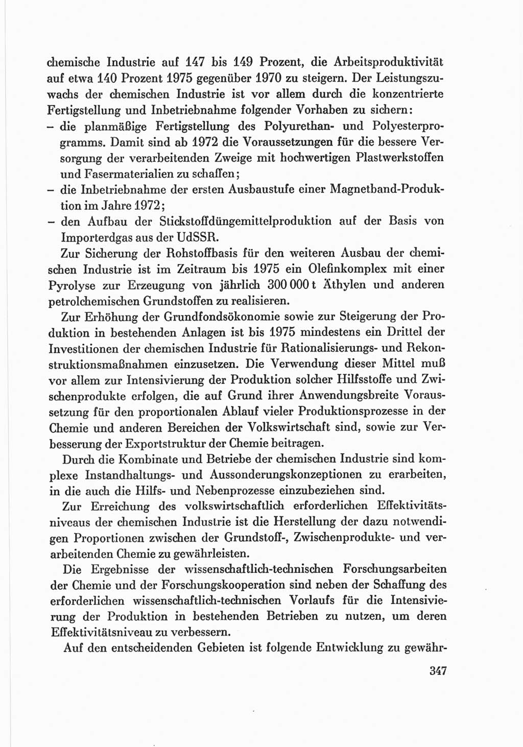 Protokoll der Verhandlungen des Ⅷ. Parteitages der Sozialistischen Einheitspartei Deutschlands (SED) [Deutsche Demokratische Republik (DDR)] 1971, Band 2, Seite 347 (Prot. Verh. Ⅷ. PT SED DDR 1971, Bd. 2, S. 347)
