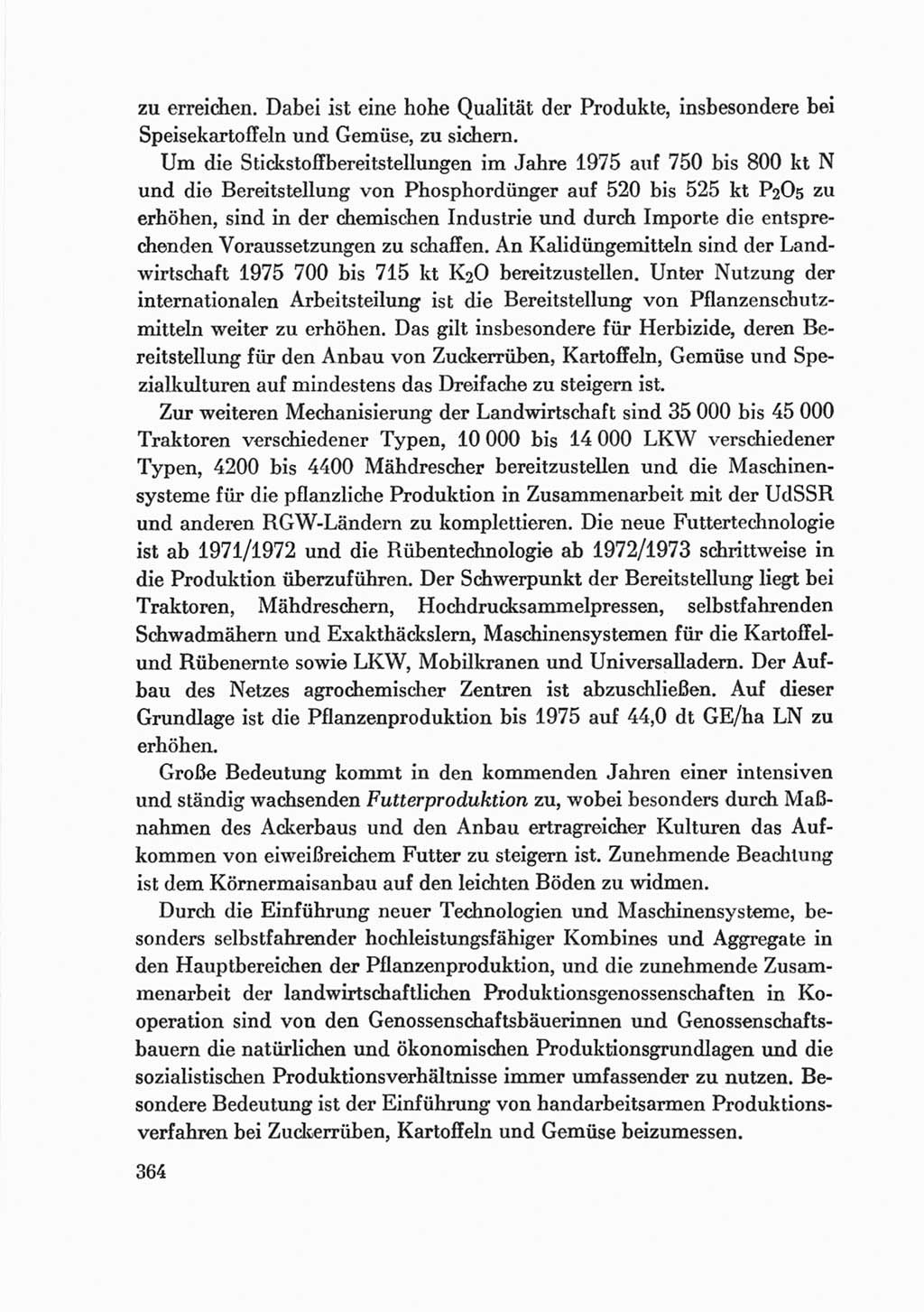 Protokoll der Verhandlungen des Ⅷ. Parteitages der Sozialistischen Einheitspartei Deutschlands (SED) [Deutsche Demokratische Republik (DDR)] 1971, Band 2, Seite 364 (Prot. Verh. Ⅷ. PT SED DDR 1971, Bd. 2, S. 364)