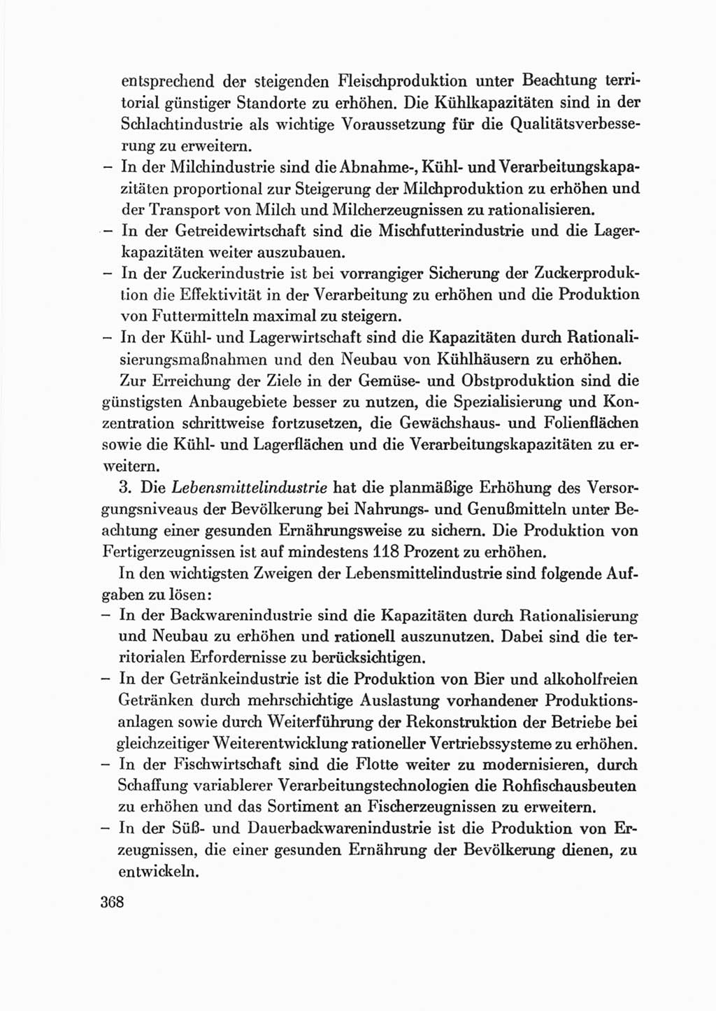Protokoll der Verhandlungen des Ⅷ. Parteitages der Sozialistischen Einheitspartei Deutschlands (SED) [Deutsche Demokratische Republik (DDR)] 1971, Band 2, Seite 368 (Prot. Verh. Ⅷ. PT SED DDR 1971, Bd. 2, S. 368)