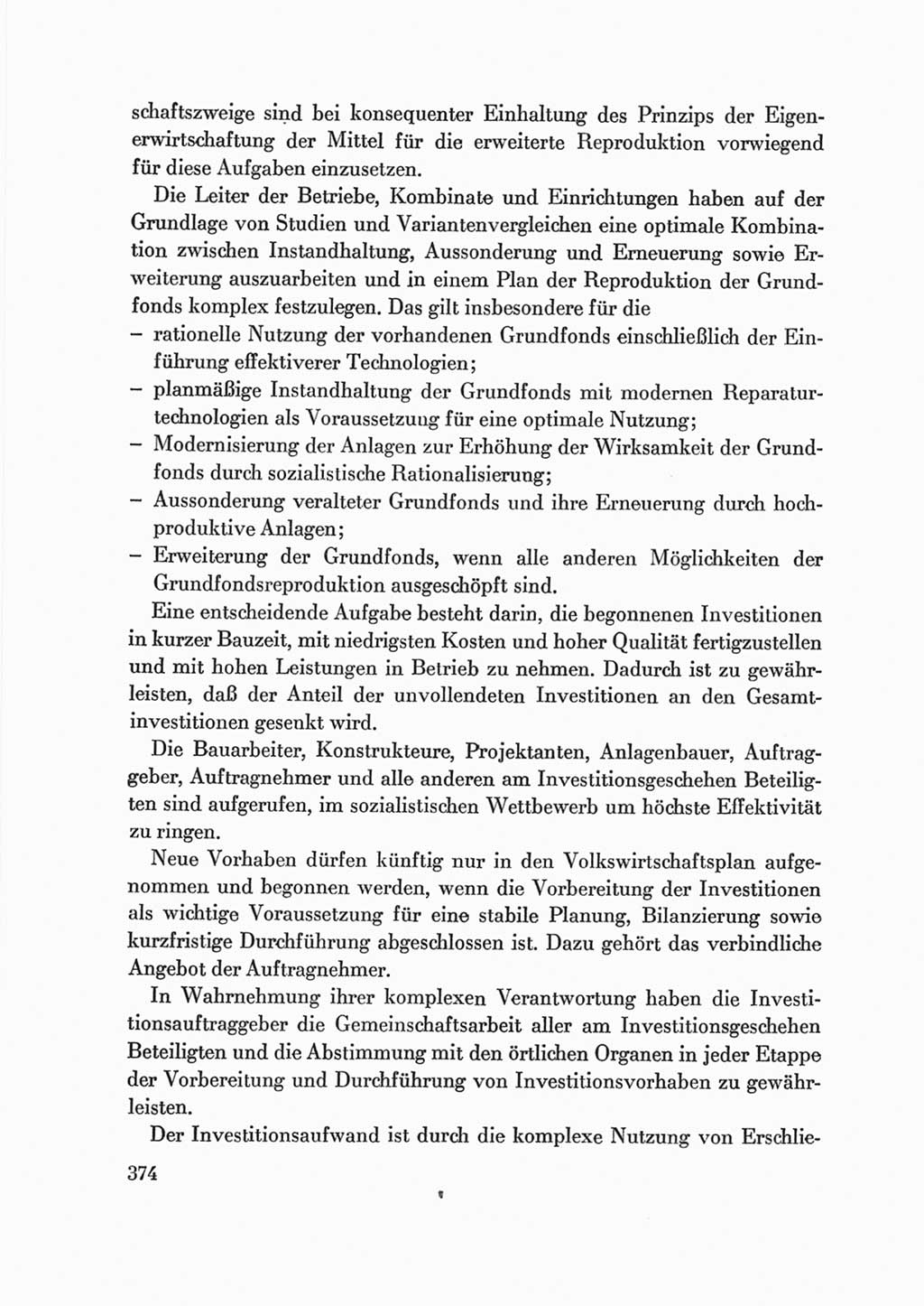 Protokoll der Verhandlungen des Ⅷ. Parteitages der Sozialistischen Einheitspartei Deutschlands (SED) [Deutsche Demokratische Republik (DDR)] 1971, Band 2, Seite 374 (Prot. Verh. Ⅷ. PT SED DDR 1971, Bd. 2, S. 374)