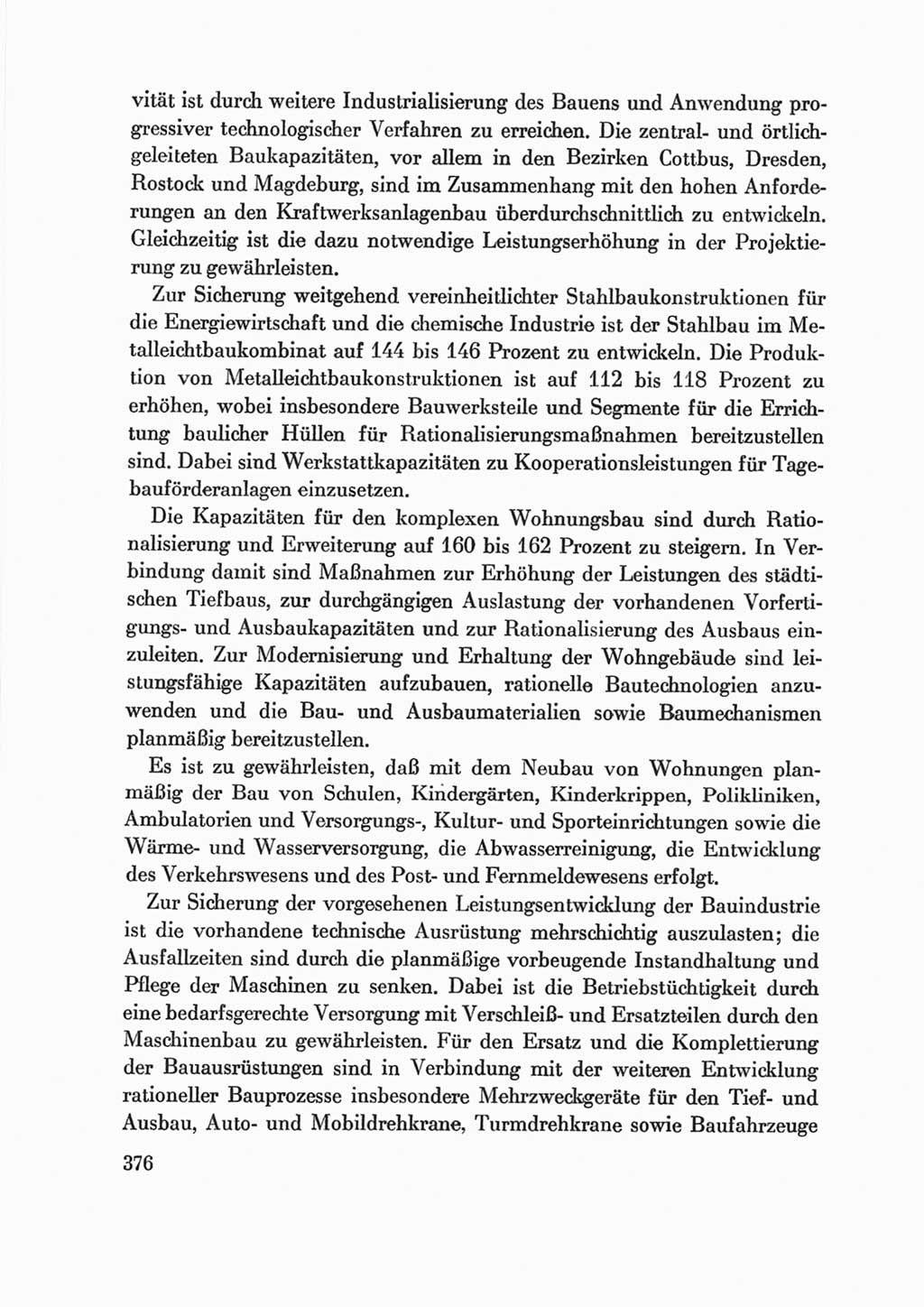 Protokoll der Verhandlungen des Ⅷ. Parteitages der Sozialistischen Einheitspartei Deutschlands (SED) [Deutsche Demokratische Republik (DDR)] 1971, Band 2, Seite 376 (Prot. Verh. Ⅷ. PT SED DDR 1971, Bd. 2, S. 376)