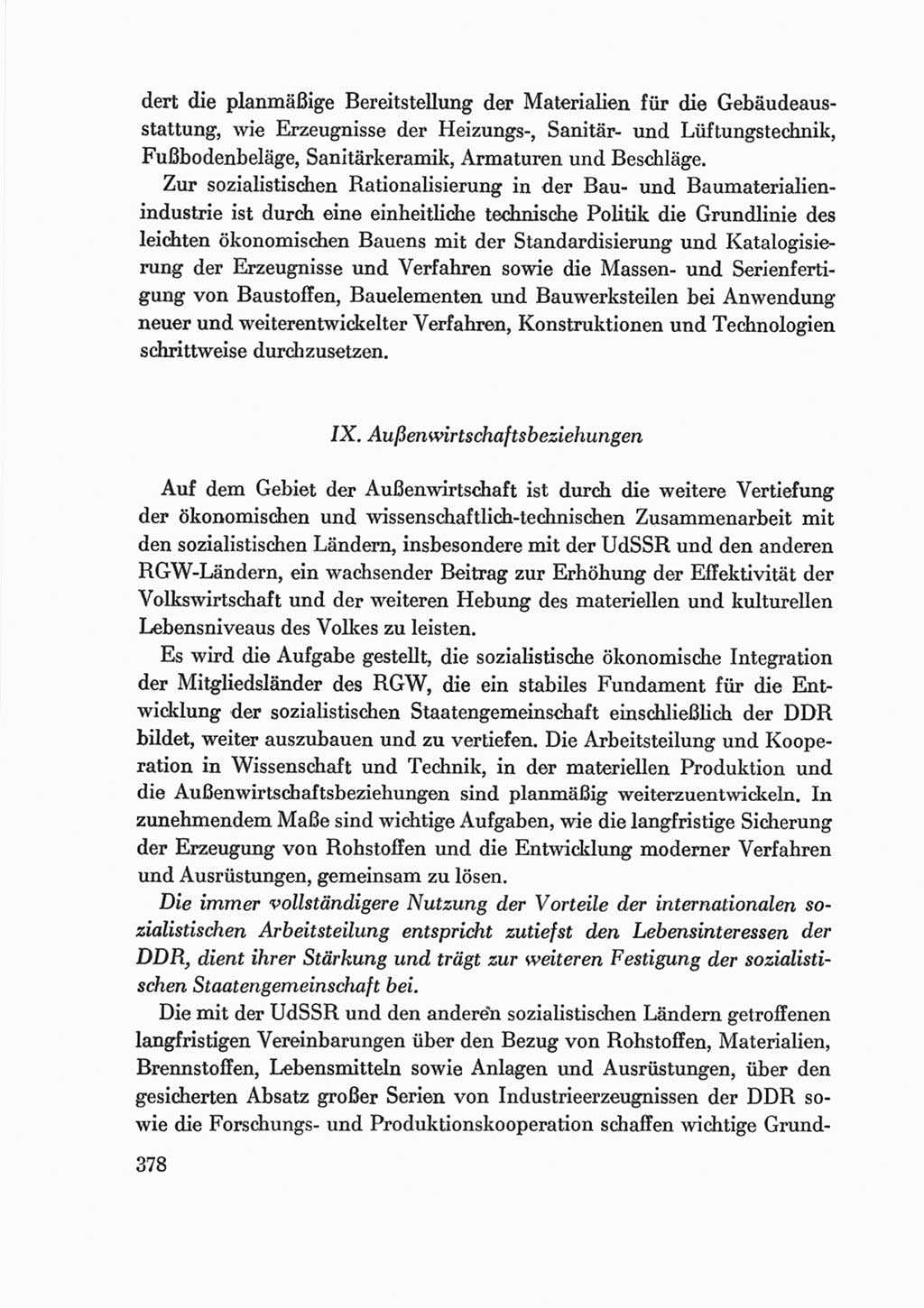 Protokoll der Verhandlungen des Ⅷ. Parteitages der Sozialistischen Einheitspartei Deutschlands (SED) [Deutsche Demokratische Republik (DDR)] 1971, Band 2, Seite 378 (Prot. Verh. Ⅷ. PT SED DDR 1971, Bd. 2, S. 378)