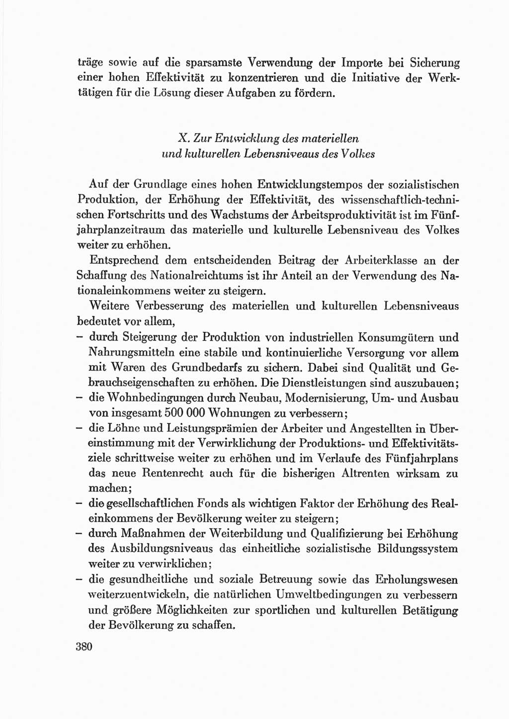 Protokoll der Verhandlungen des Ⅷ. Parteitages der Sozialistischen Einheitspartei Deutschlands (SED) [Deutsche Demokratische Republik (DDR)] 1971, Band 2, Seite 380 (Prot. Verh. Ⅷ. PT SED DDR 1971, Bd. 2, S. 380)