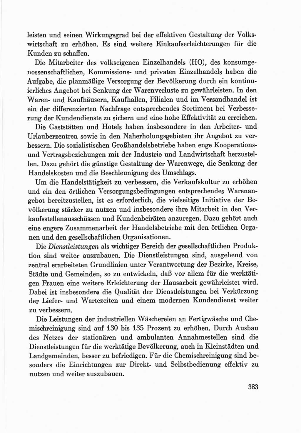 Protokoll der Verhandlungen des Ⅷ. Parteitages der Sozialistischen Einheitspartei Deutschlands (SED) [Deutsche Demokratische Republik (DDR)] 1971, Band 2, Seite 383 (Prot. Verh. Ⅷ. PT SED DDR 1971, Bd. 2, S. 383)
