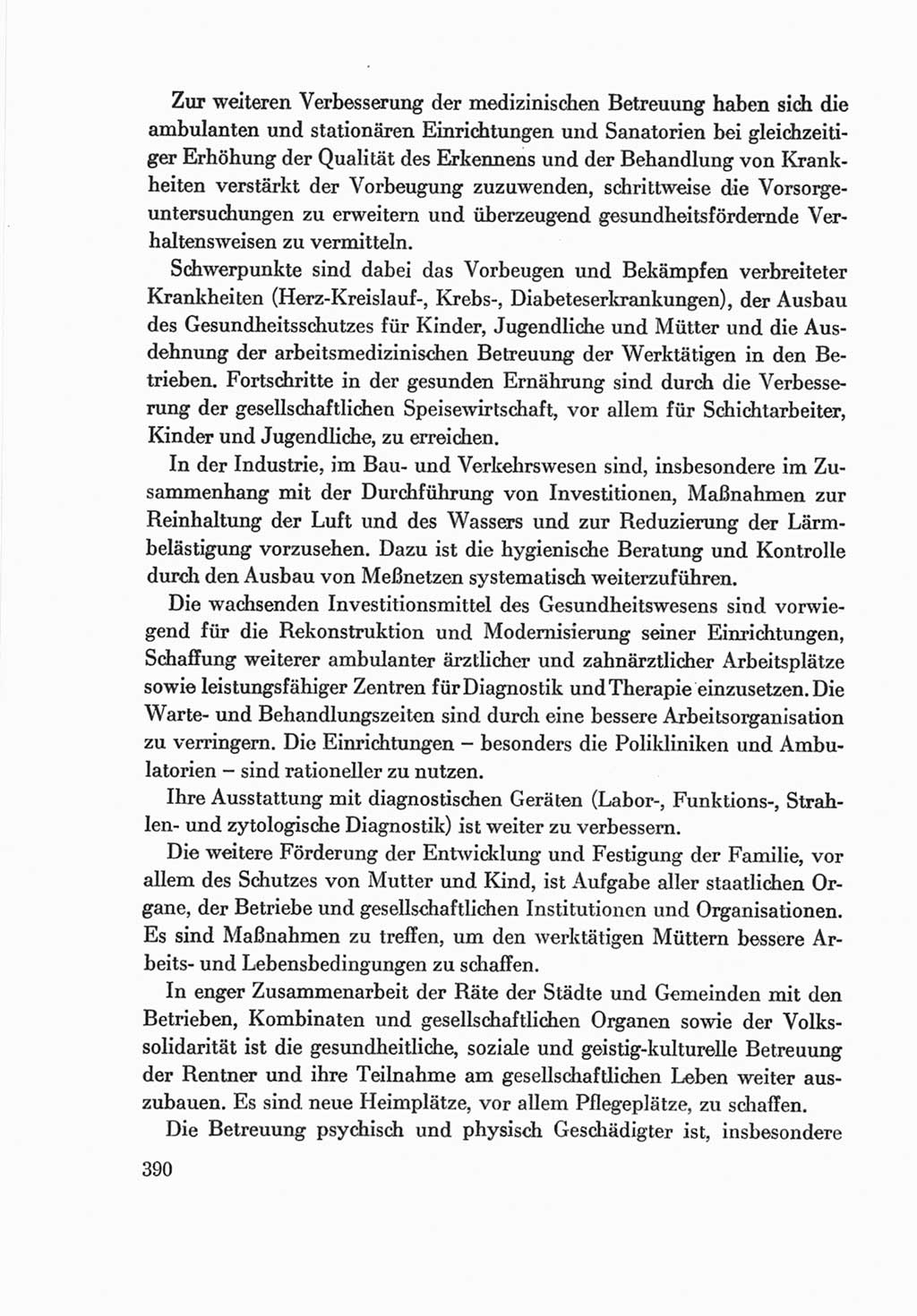 Protokoll der Verhandlungen des Ⅷ. Parteitages der Sozialistischen Einheitspartei Deutschlands (SED) [Deutsche Demokratische Republik (DDR)] 1971, Band 2, Seite 390 (Prot. Verh. Ⅷ. PT SED DDR 1971, Bd. 2, S. 390)