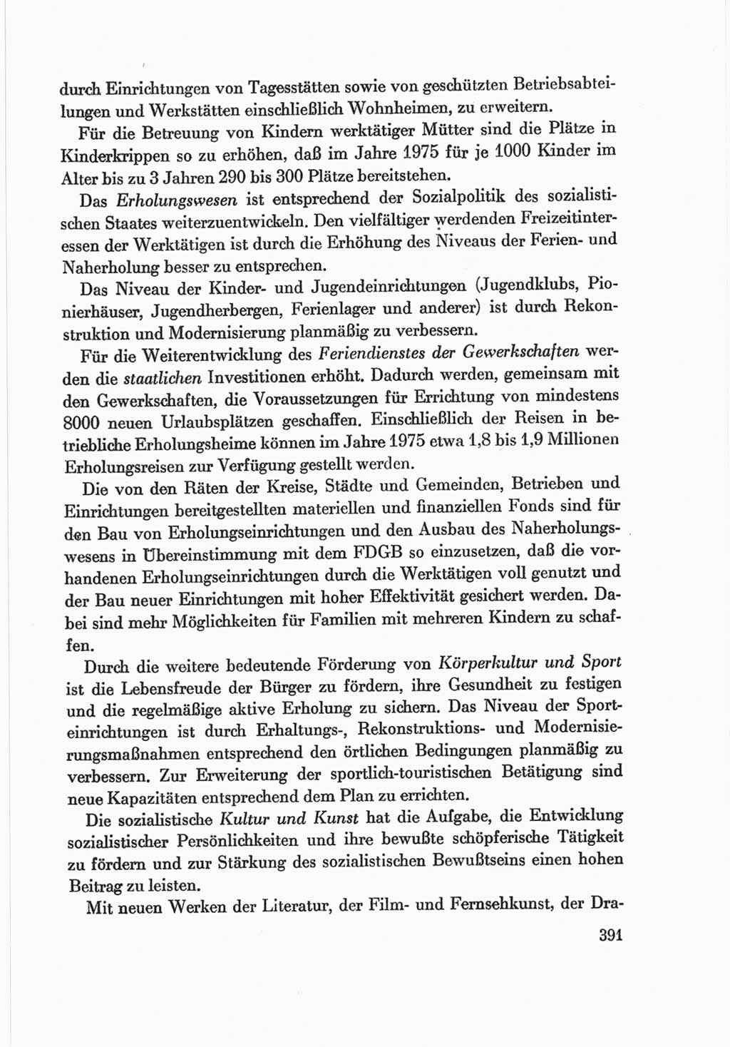 Protokoll der Verhandlungen des Ⅷ. Parteitages der Sozialistischen Einheitspartei Deutschlands (SED) [Deutsche Demokratische Republik (DDR)] 1971, Band 2, Seite 391 (Prot. Verh. Ⅷ. PT SED DDR 1971, Bd. 2, S. 391)