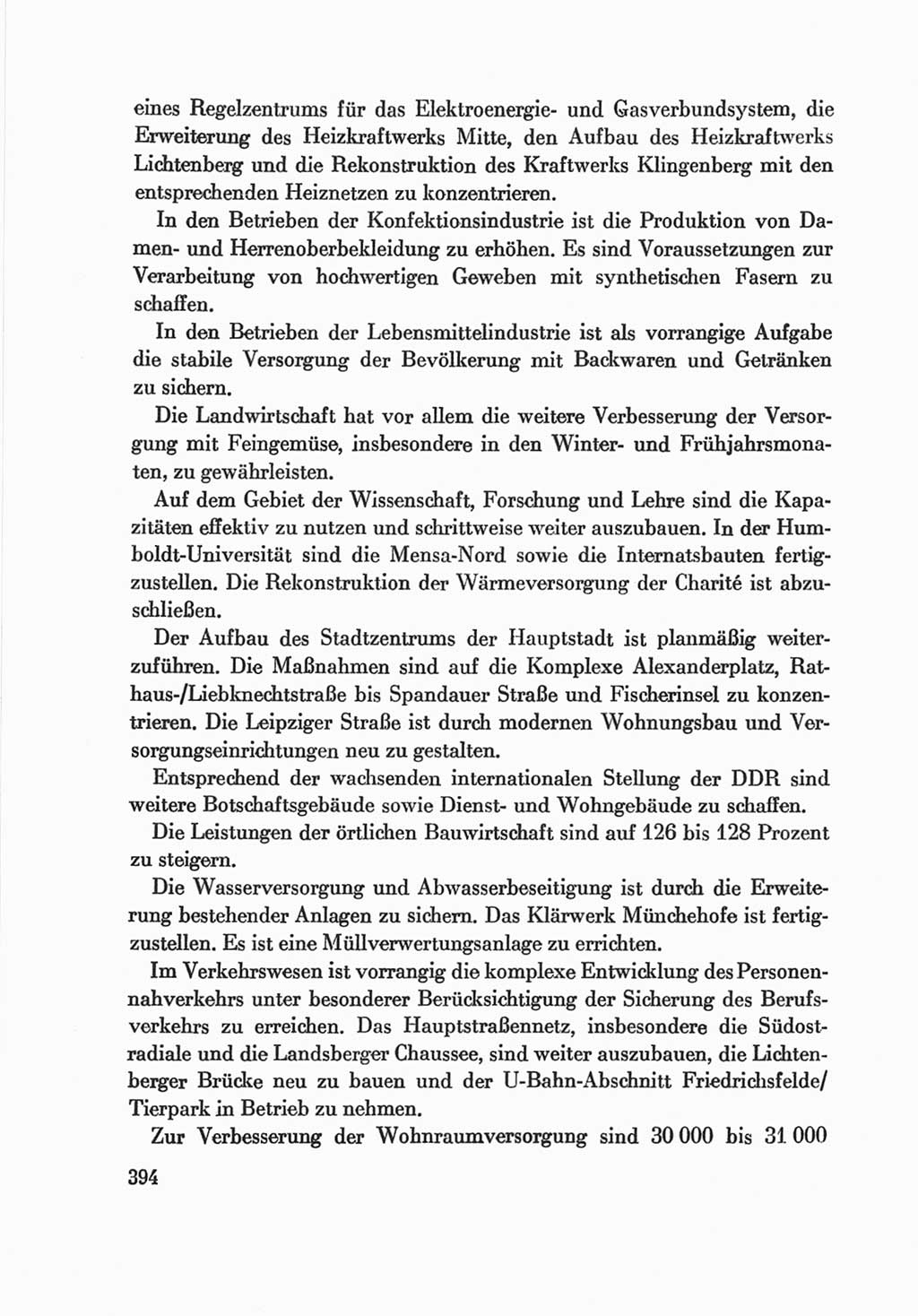 Protokoll der Verhandlungen des Ⅷ. Parteitages der Sozialistischen Einheitspartei Deutschlands (SED) [Deutsche Demokratische Republik (DDR)] 1971, Band 2, Seite 394 (Prot. Verh. Ⅷ. PT SED DDR 1971, Bd. 2, S. 394)