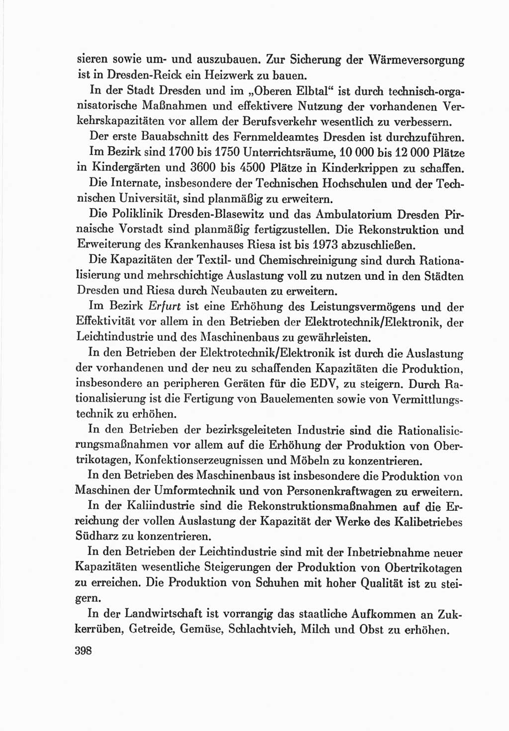 Protokoll der Verhandlungen des Ⅷ. Parteitages der Sozialistischen Einheitspartei Deutschlands (SED) [Deutsche Demokratische Republik (DDR)] 1971, Band 2, Seite 398 (Prot. Verh. Ⅷ. PT SED DDR 1971, Bd. 2, S. 398)
