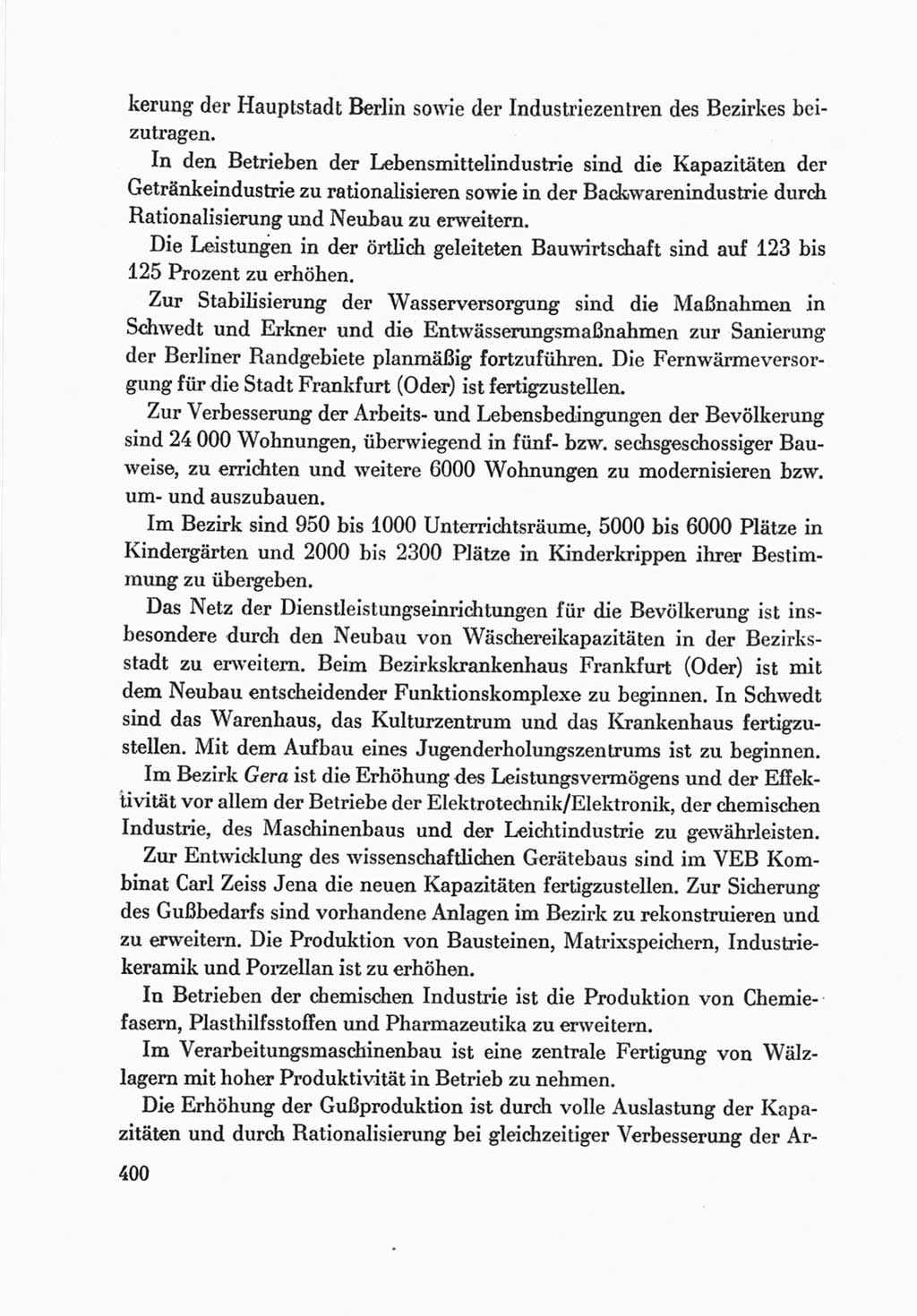 Protokoll der Verhandlungen des Ⅷ. Parteitages der Sozialistischen Einheitspartei Deutschlands (SED) [Deutsche Demokratische Republik (DDR)] 1971, Band 2, Seite 400 (Prot. Verh. Ⅷ. PT SED DDR 1971, Bd. 2, S. 400)