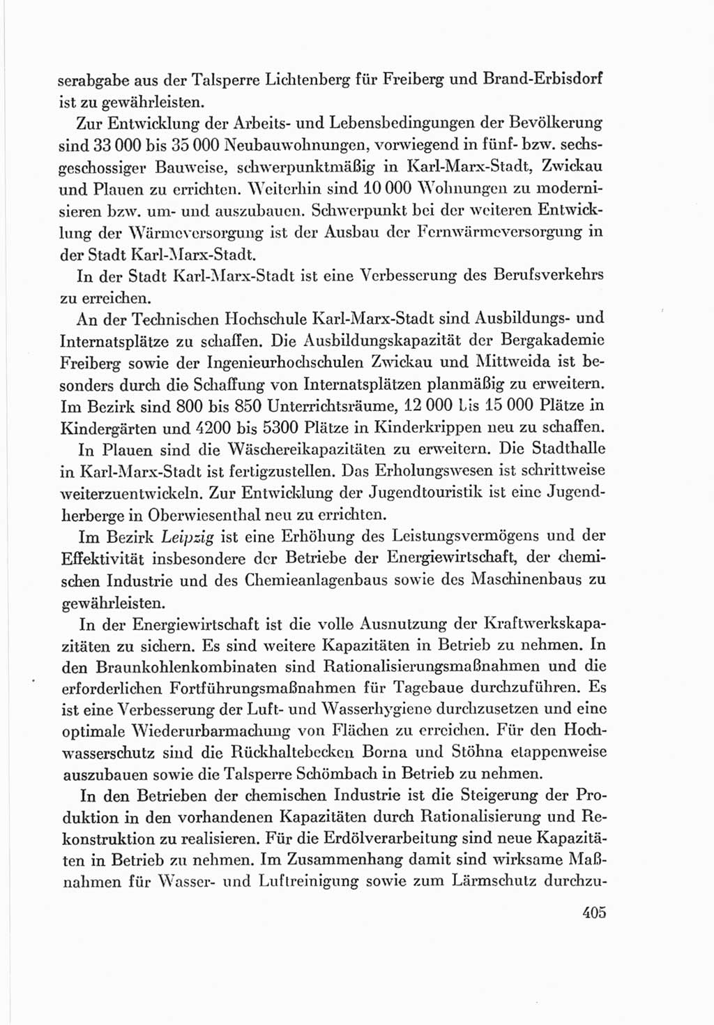 Protokoll der Verhandlungen des Ⅷ. Parteitages der Sozialistischen Einheitspartei Deutschlands (SED) [Deutsche Demokratische Republik (DDR)] 1971, Band 2, Seite 405 (Prot. Verh. Ⅷ. PT SED DDR 1971, Bd. 2, S. 405)