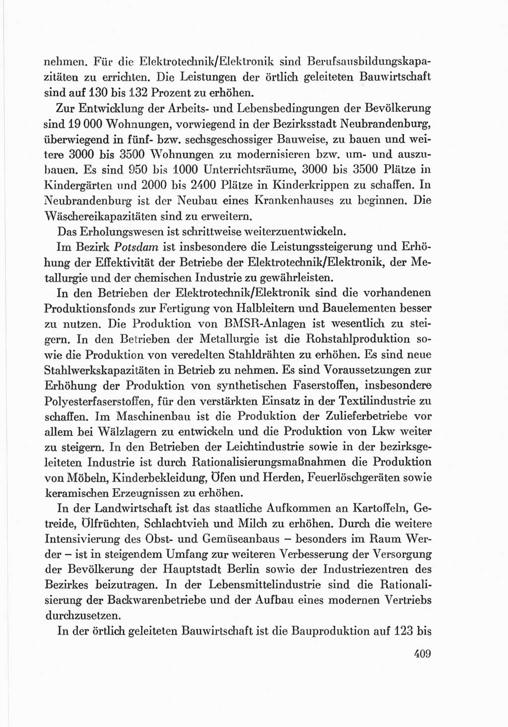 Protokoll der Verhandlungen des Ⅷ. Parteitages der Sozialistischen Einheitspartei Deutschlands (SED) [Deutsche Demokratische Republik (DDR)] 1971, Band 2, Seite 409 (Prot. Verh. Ⅷ. PT SED DDR 1971, Bd. 2, S. 409)