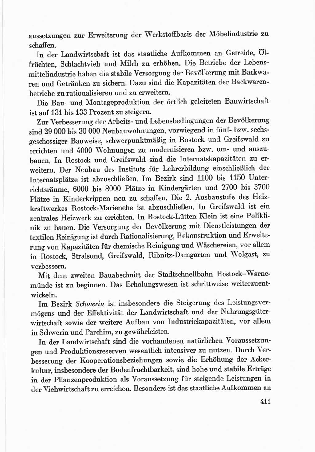 Protokoll der Verhandlungen des Ⅷ. Parteitages der Sozialistischen Einheitspartei Deutschlands (SED) [Deutsche Demokratische Republik (DDR)] 1971, Band 2, Seite 411 (Prot. Verh. Ⅷ. PT SED DDR 1971, Bd. 2, S. 411)